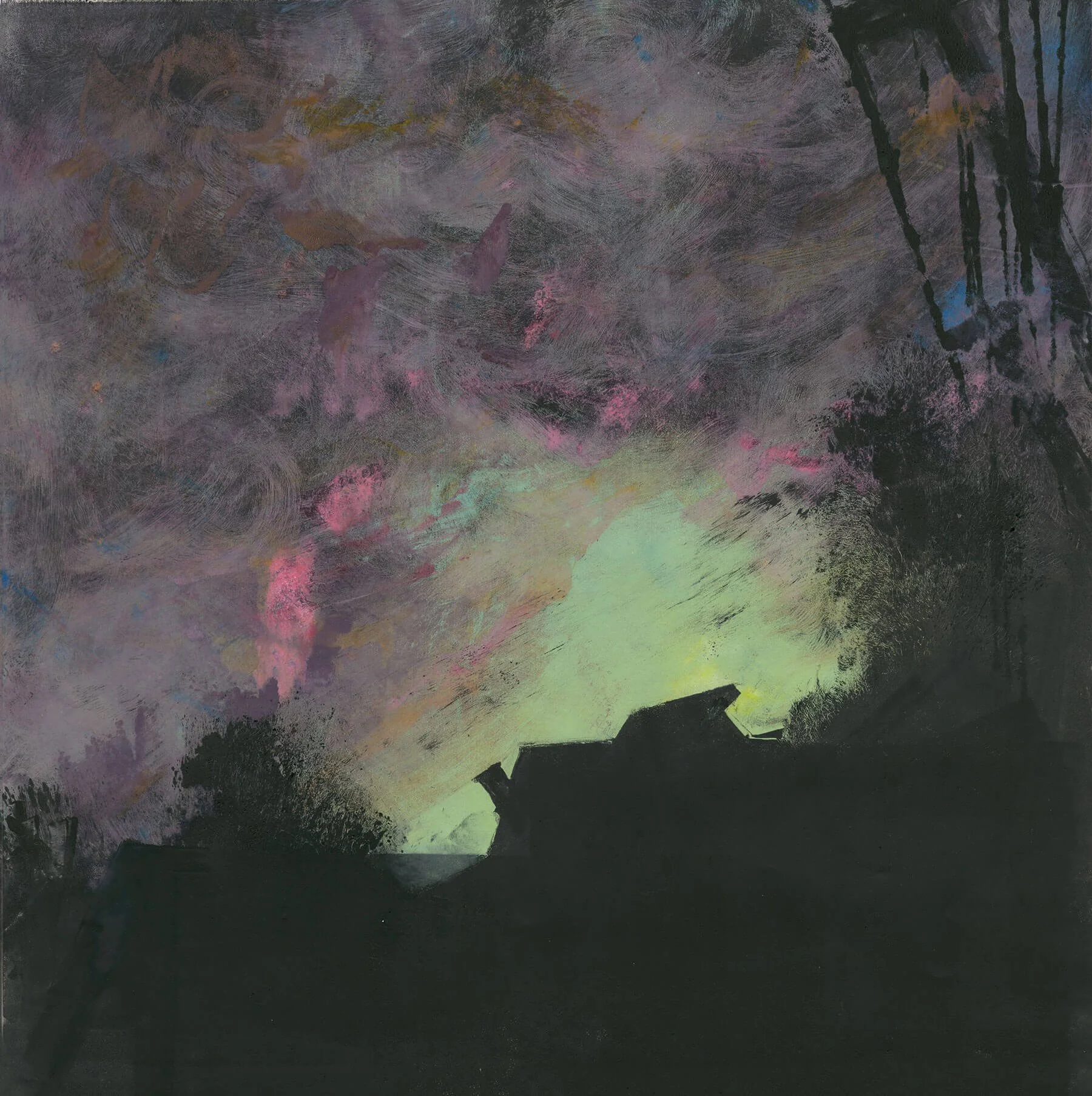 Dusk - Easthampton, MA  18" x 18"  2014