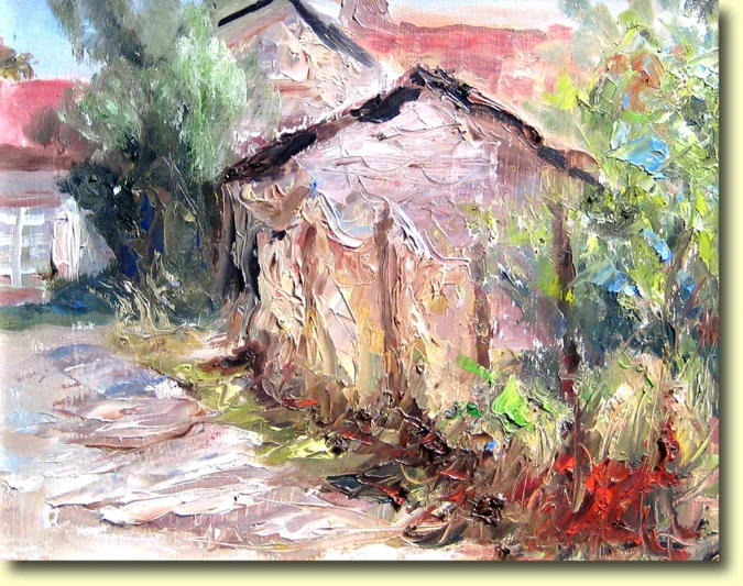 Backyard in French Countryside