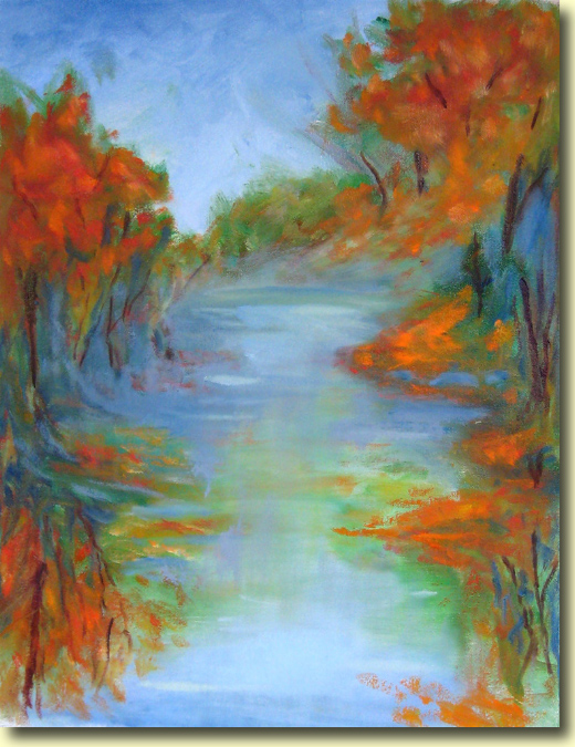 Autumn Study of Duck Pond