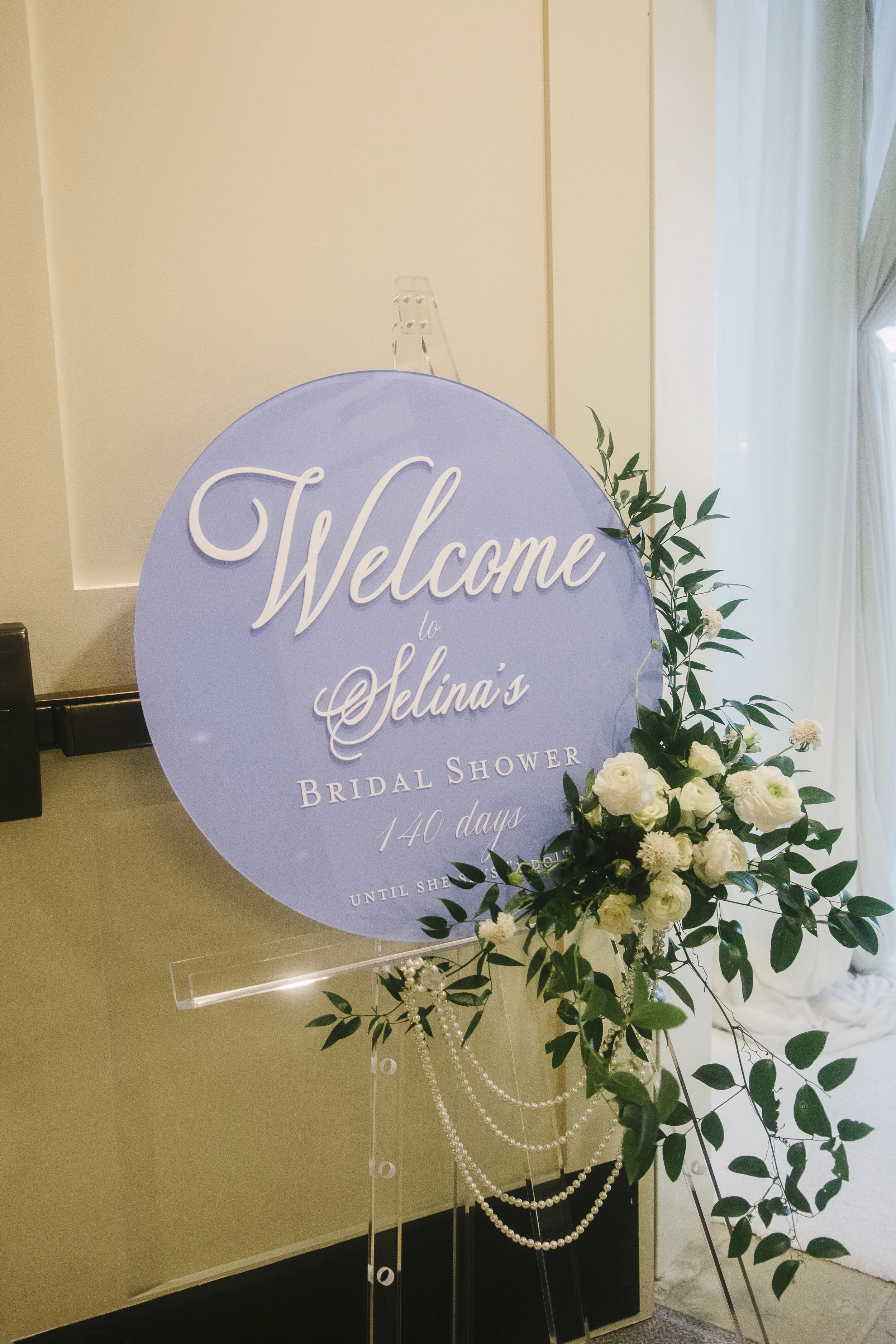 Bridal Shower Welcome Sign