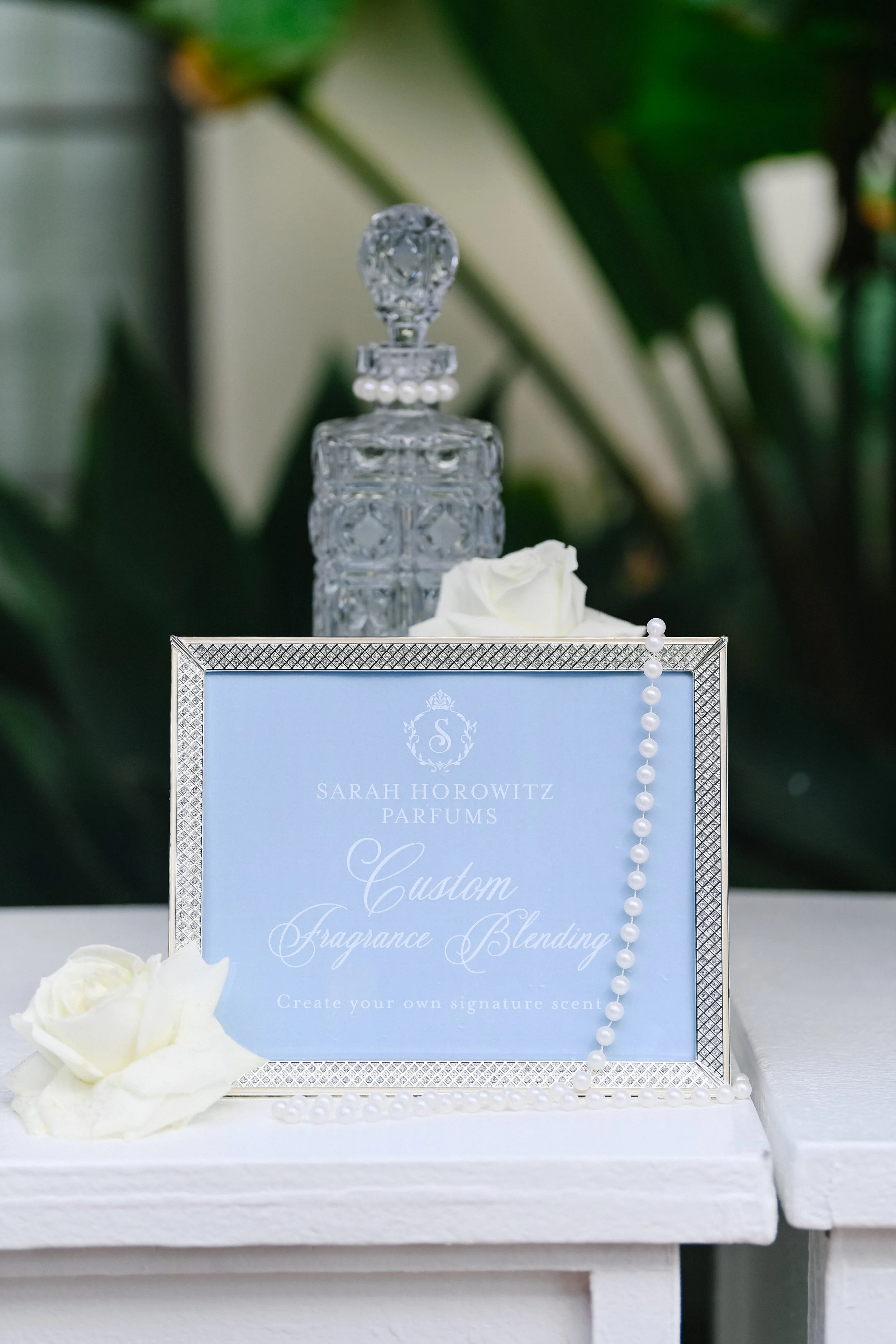 Perfume Station Sign for bridal shower party