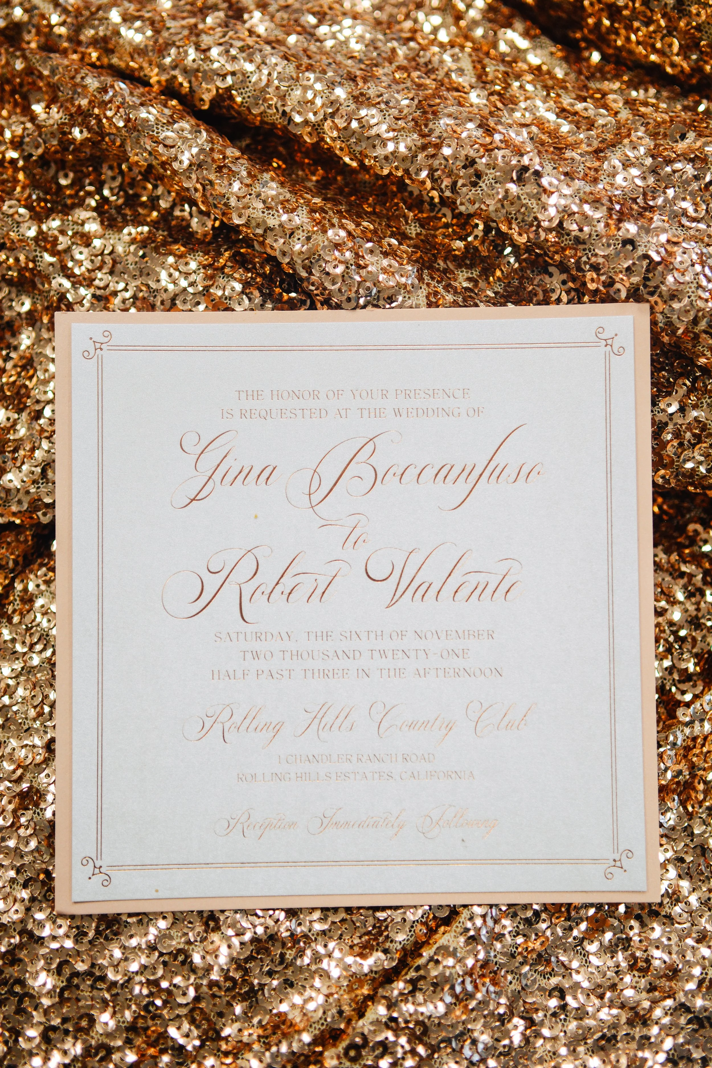 Stylish and modern Wedding Invitation