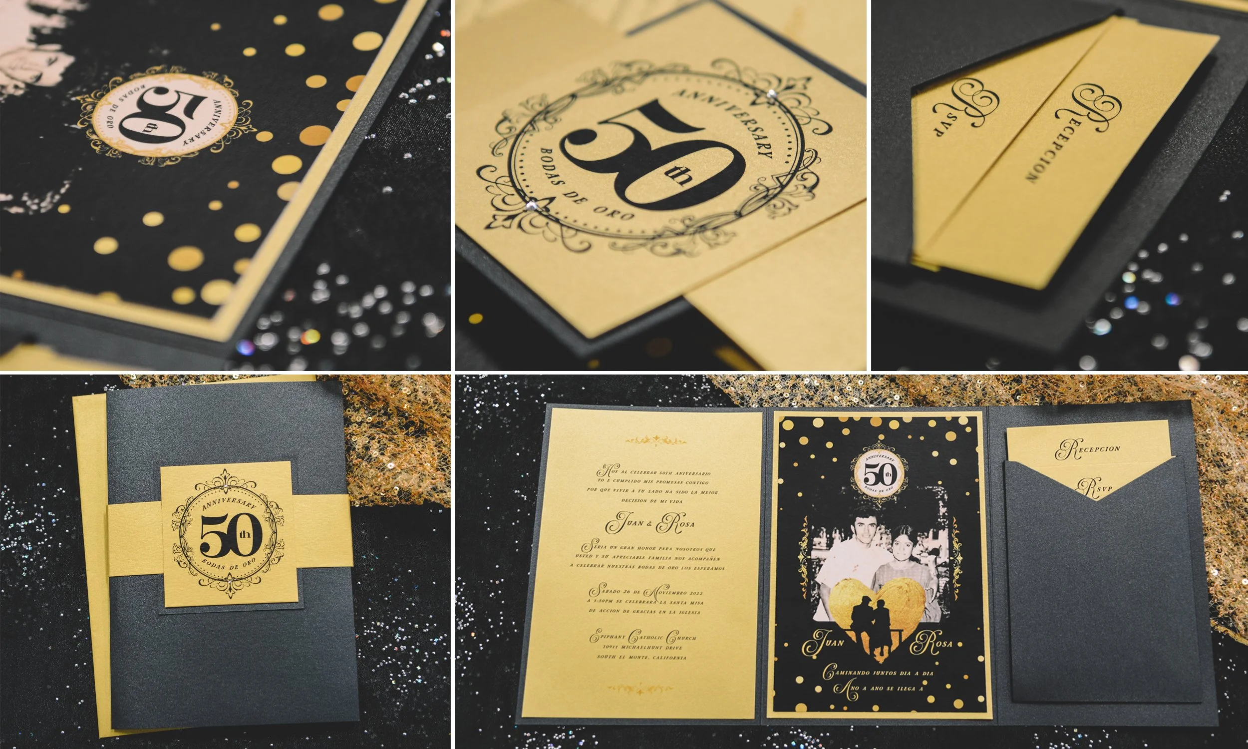 50th Wedding Anniversary Set