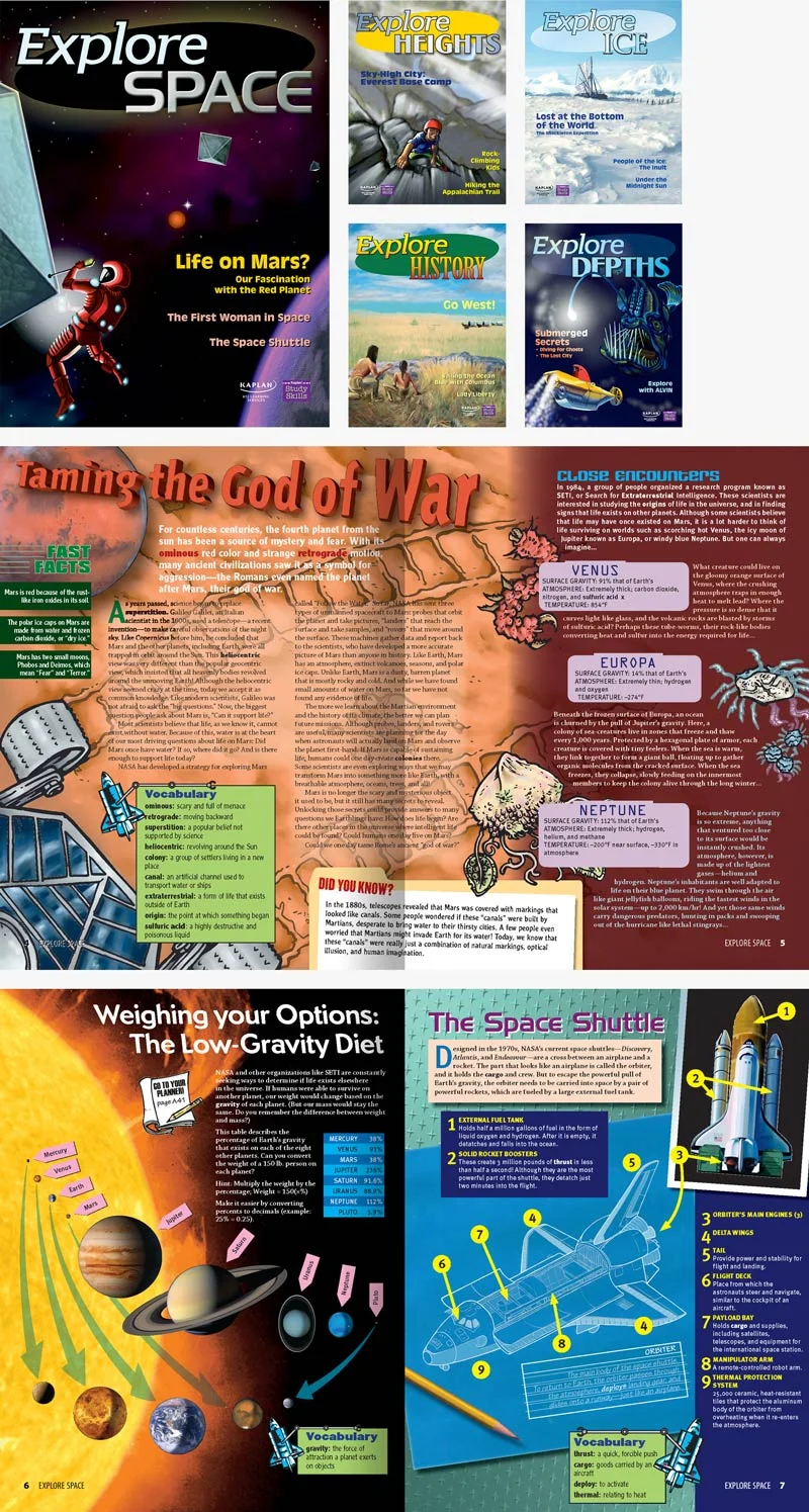 Supplemental study skills activity books