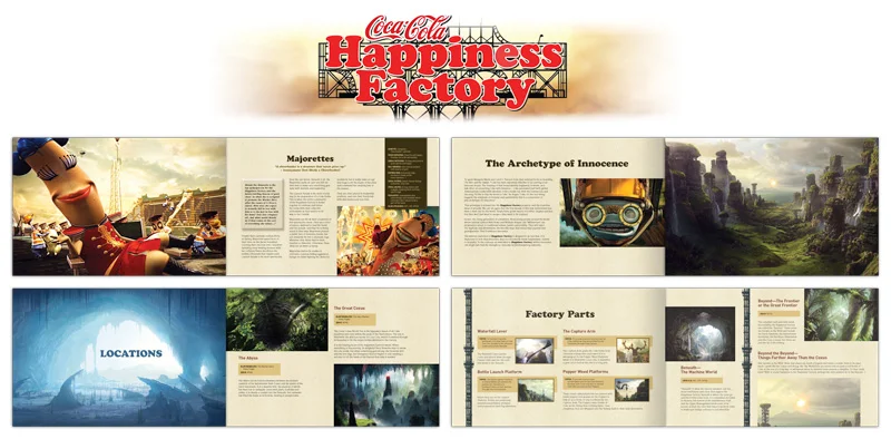 Coca-Cola “Happiness Factory” transmedia campaign bible