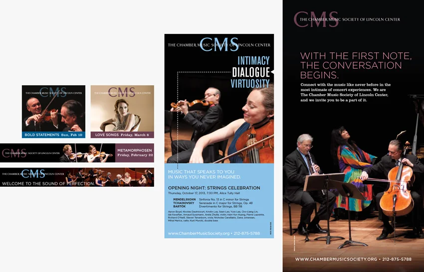 Web, print, and outdoor ads