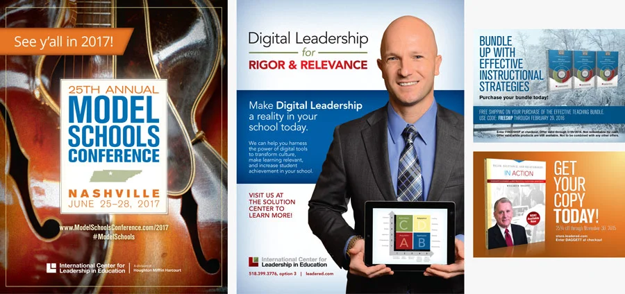 Print and online-store ads