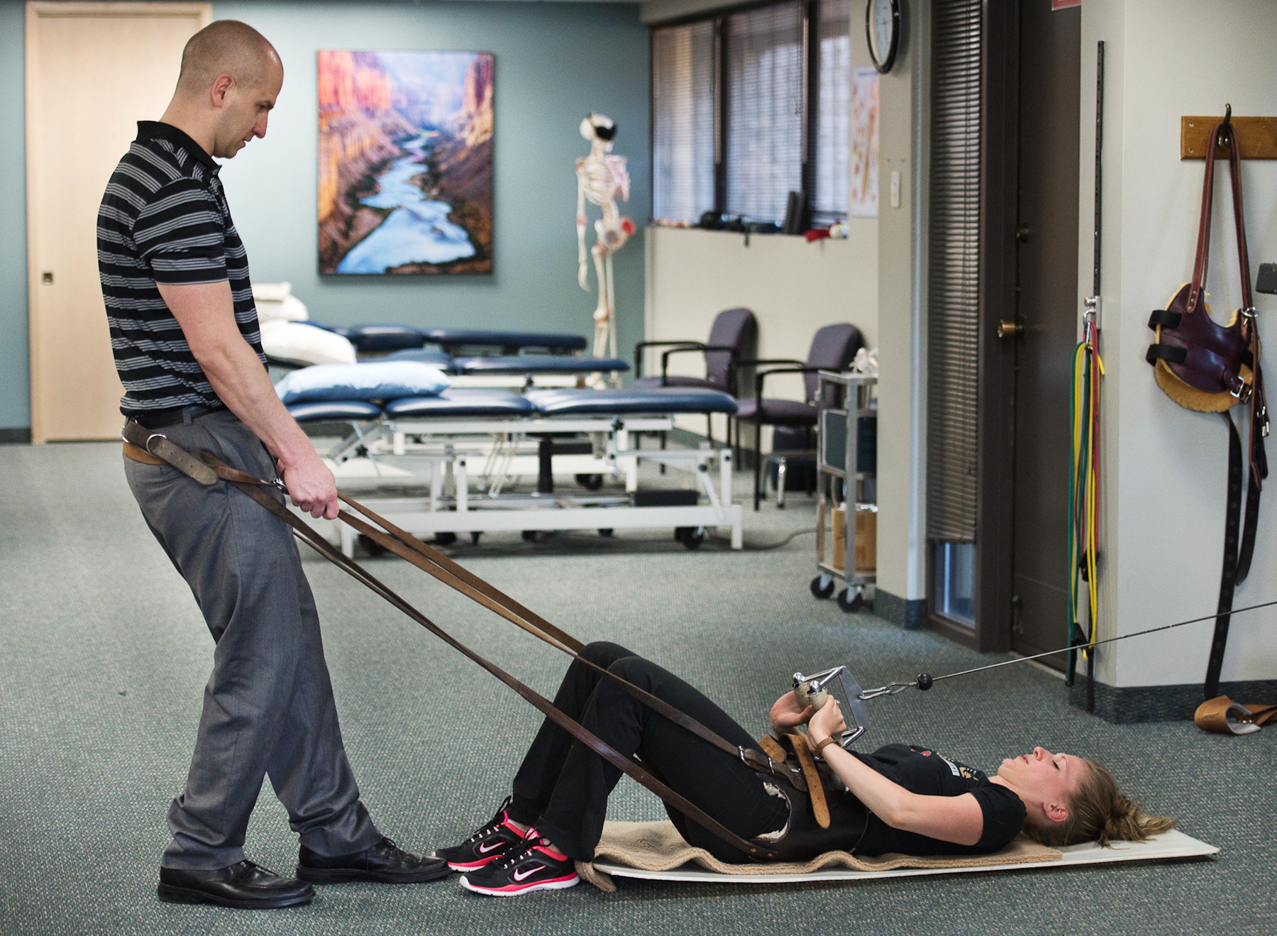 High level spinal strength training