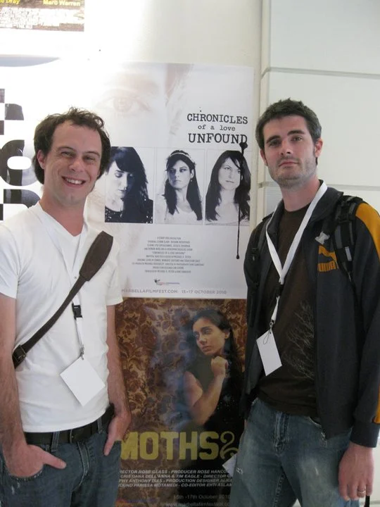 with Donan Whelan at the 2010 Marbella Int'l Film Festival for "Chronicles of a Love Unfound"