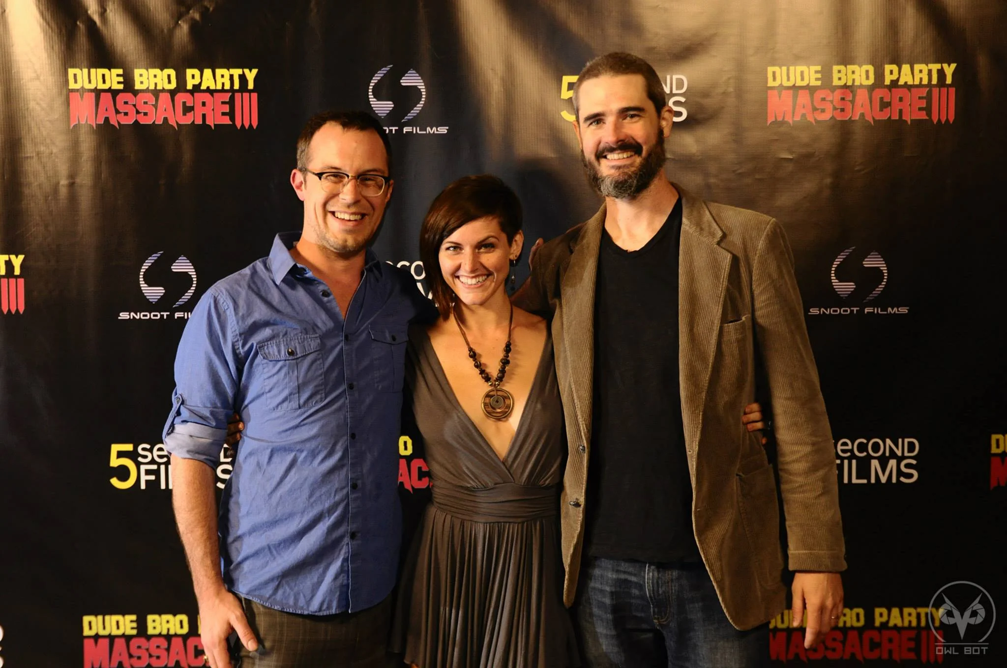 with Rhiann Woodyard & Donan Whelan (stars of Chronicles of a Love Unfound ), at the cast & crew screening of DBPM3