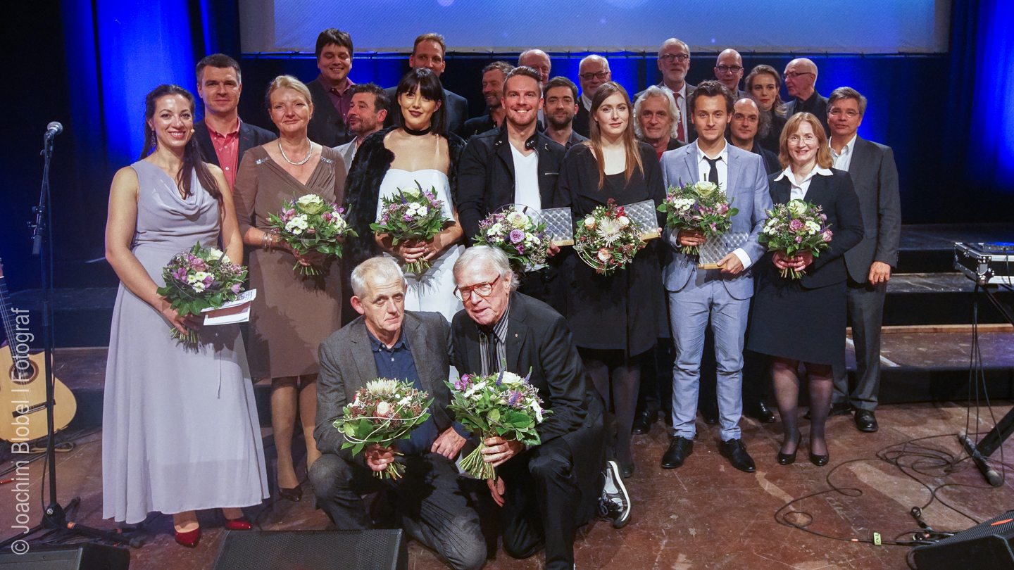 Preisträger und Laudatoren des Deutschen Filmmusikpreises 2016, © Joachim Blobel