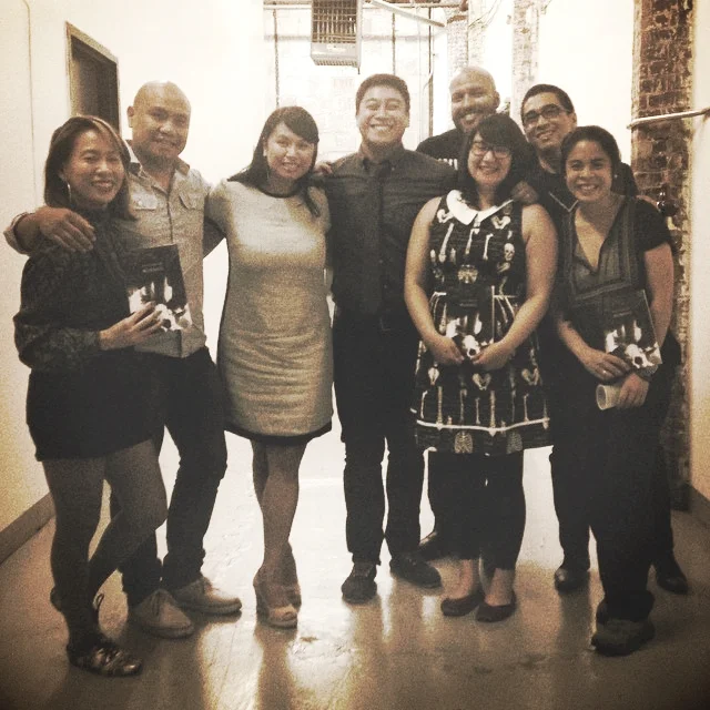 So happy. With Kelly Zen-Yie Tsai, Patrick Rosal, Jenn Villanueva, R. A. Villanueva, John Murillo, Joseph O. Legaspi, and Sarah Gambito. Photo courtesy of Kelly Zen-Yie Tsai.