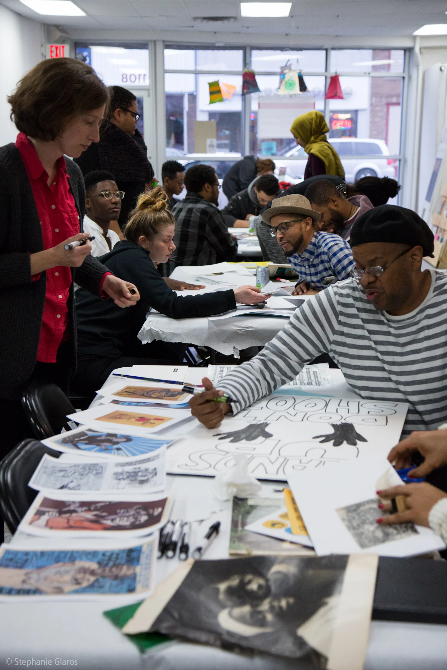 Community art event at Juxtaposition Arts , Minneapolis