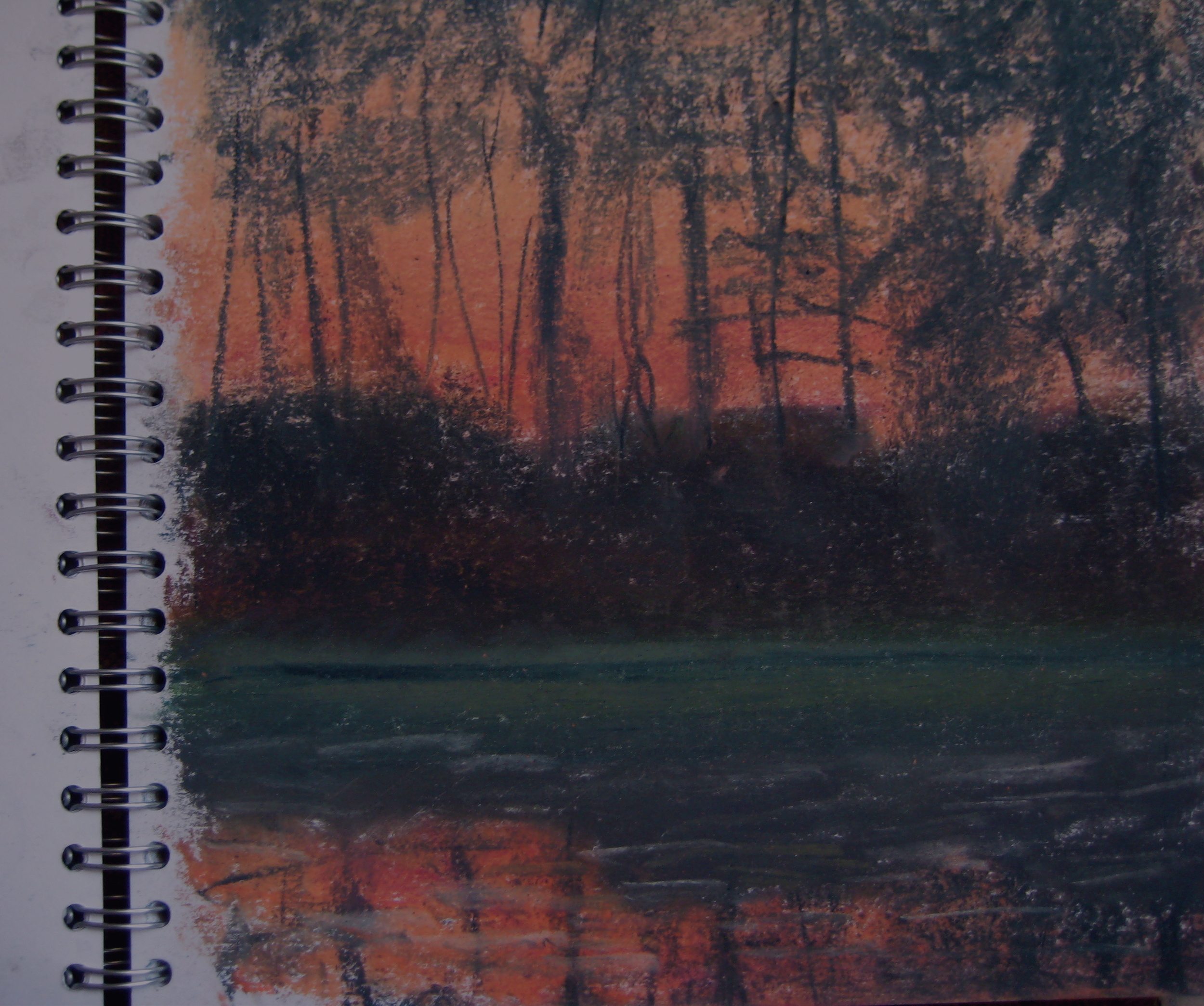LAKE, FORGES LES EAUX, EVENING