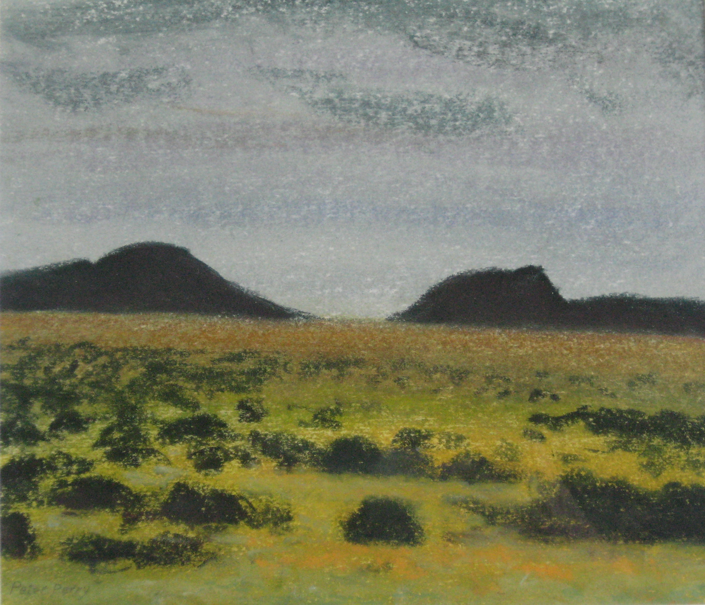 WEST ICELAND VIII 8.5X7.5" (22X19cm) Pastel on card