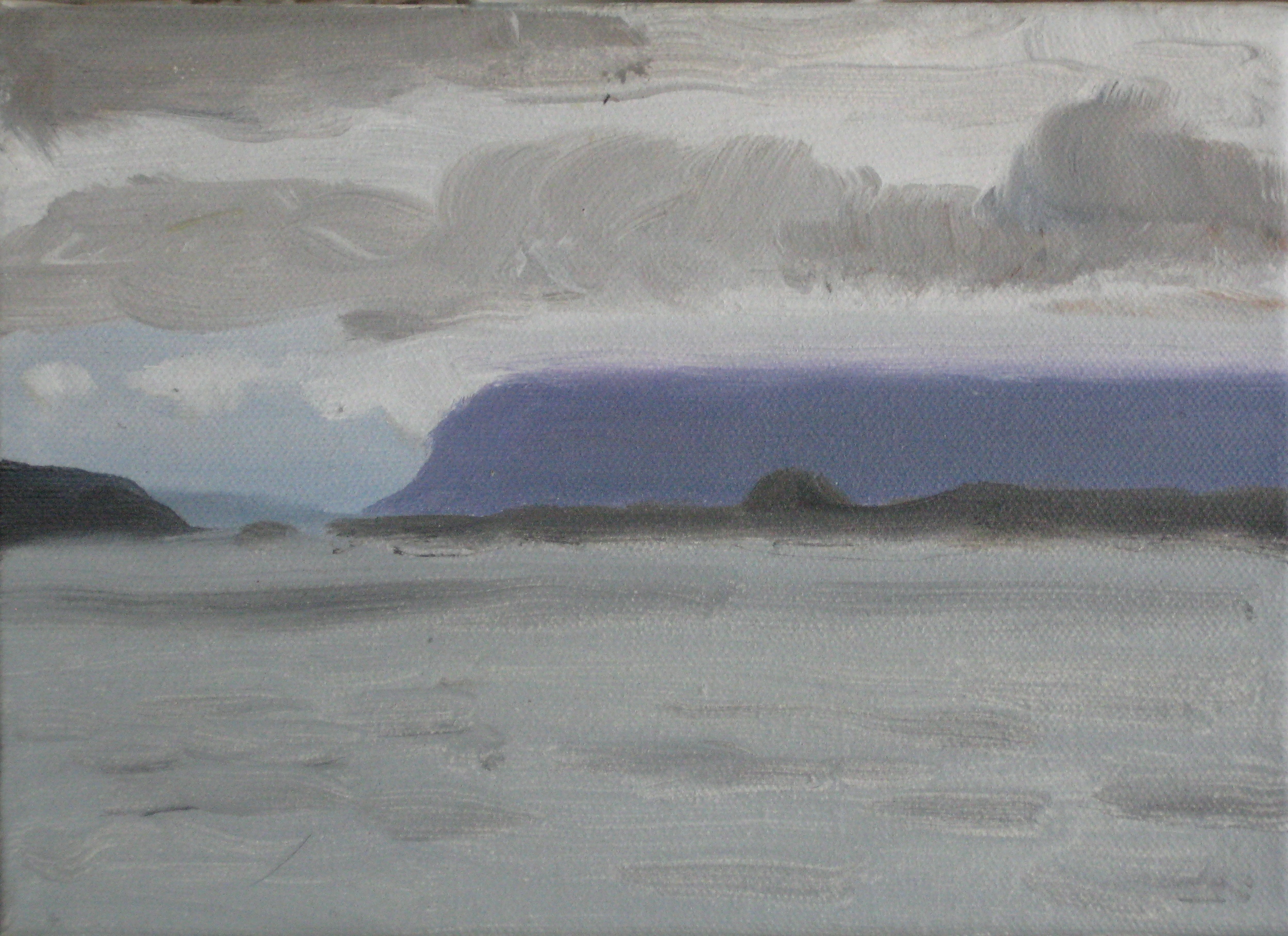 WEST ICELAND 3 8X6" (20X15cm) Oil on canvas