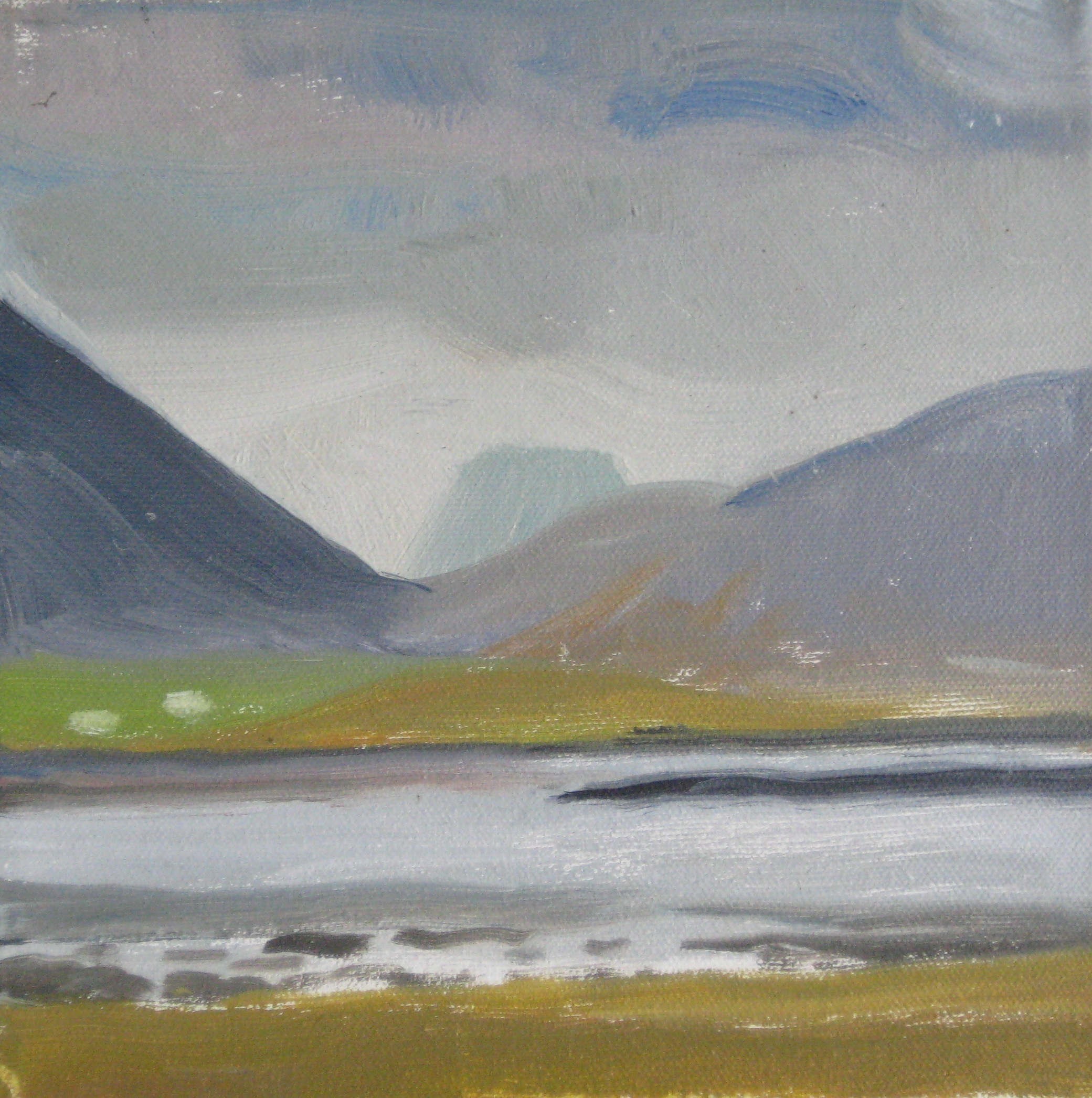 WEST ICELAND 5 8X8" (20X20cm) oil on canvas