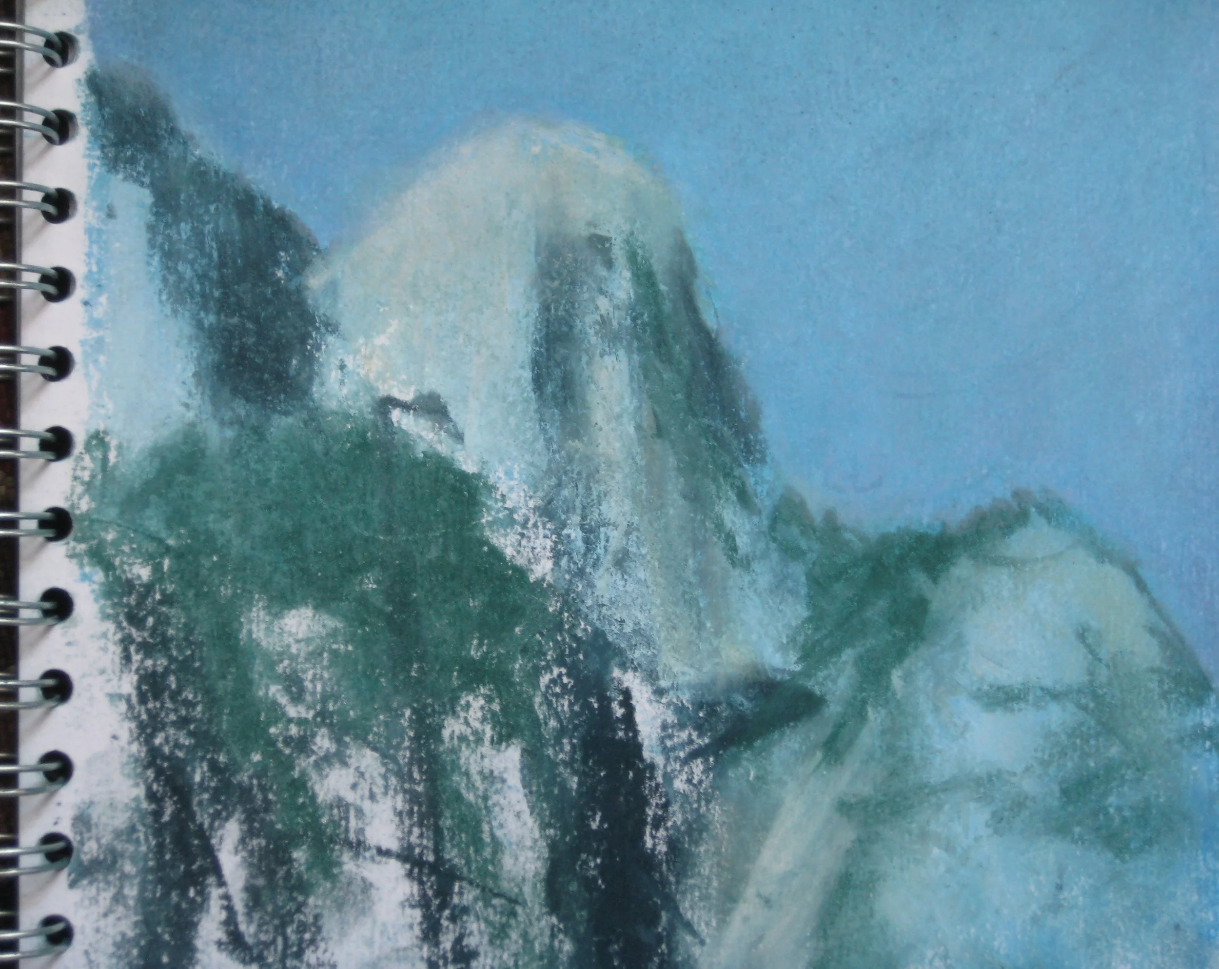 LYSEFJORD, NORWAY Pastel