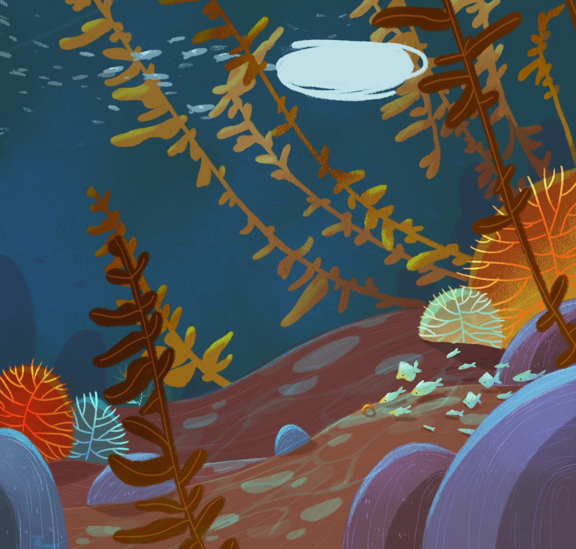 half of a page for the graphic novel mock up I've been working on