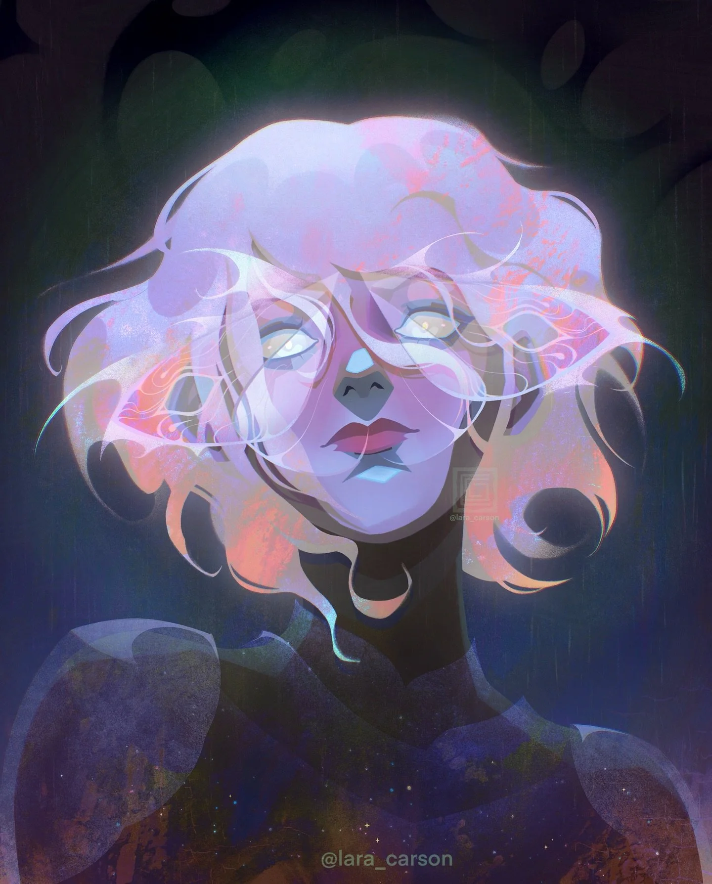 Soooooo &hellip;&hellip;im still thinking about it&hellip;&hellip;. 🦋🪨⚒️
@rmgillig 
.
.
.
.
.
.
#illustration #procreateart #conceptart #lara_carson #digitalart #bookstagram #bookishart #bookart #fanart #booksta #romantasy #fantasy #fantasyart #boo