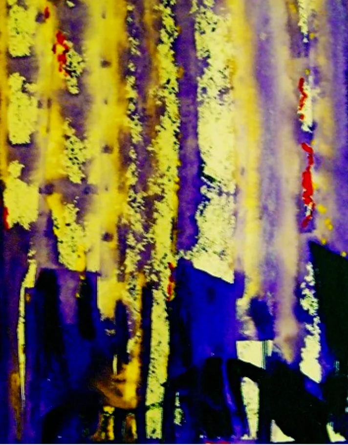 The City (c) Susan Ruth, All Rights Reserved 30” x 24” Watercolor & Acrylic on Canvas Private Collection