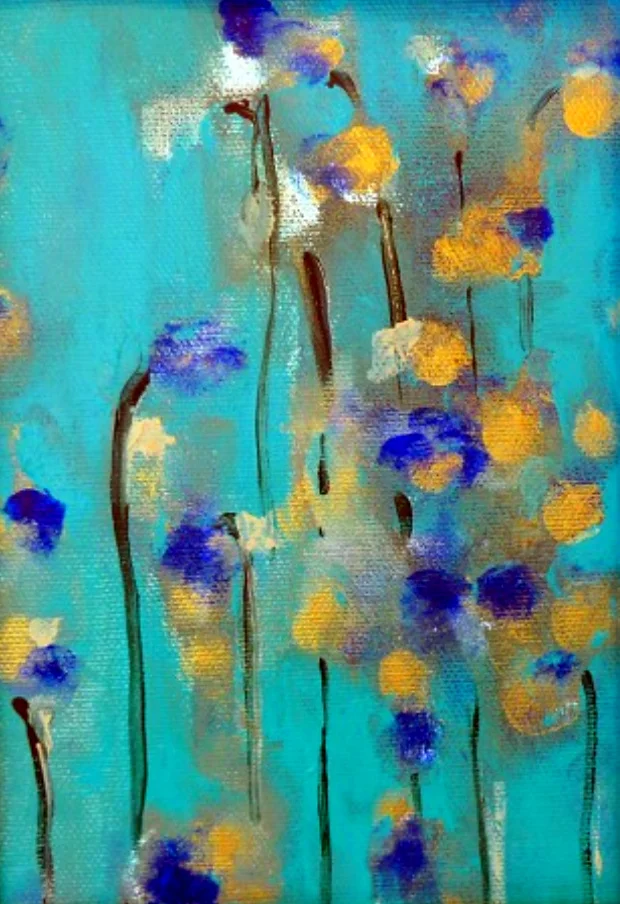 Iris (c) Susan Ruth, All Rights Reserved 10” x 8” Acrylic on Canvas Private Collection