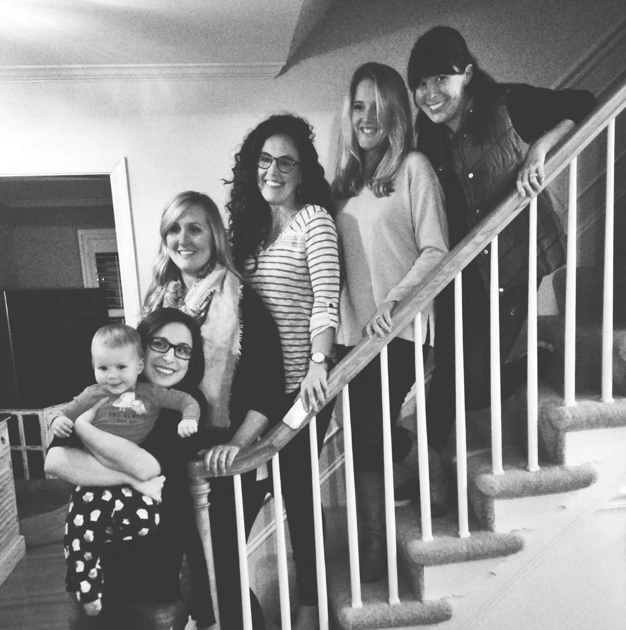 Me and my girls after I found out we were expecting. Super elated! I am holding my miNi gal pal.