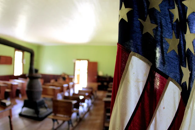 one-room classroom by Phil Roeder