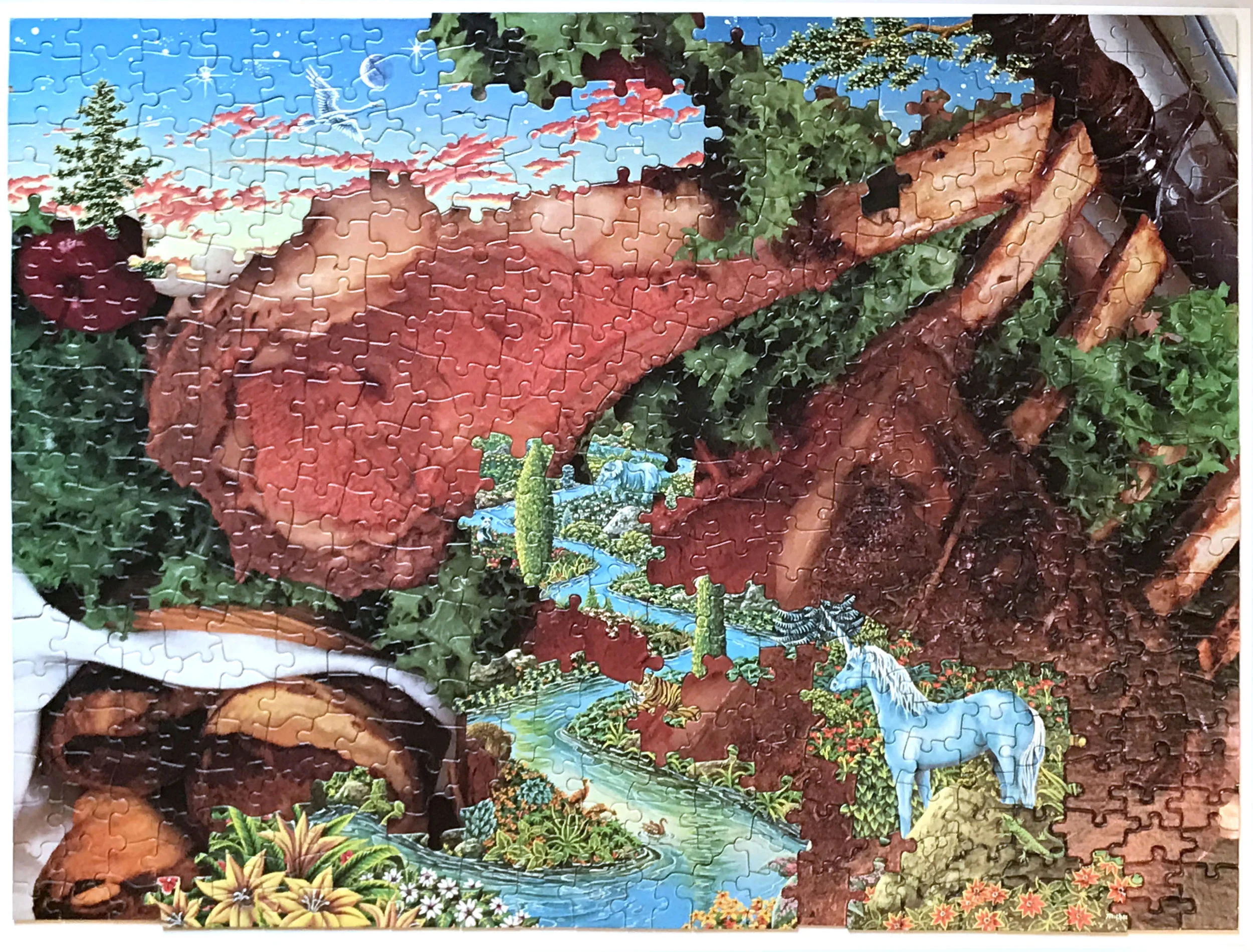 Fanta-C3, jigsaw puzzle collage, vintage jigsaw puzzles
