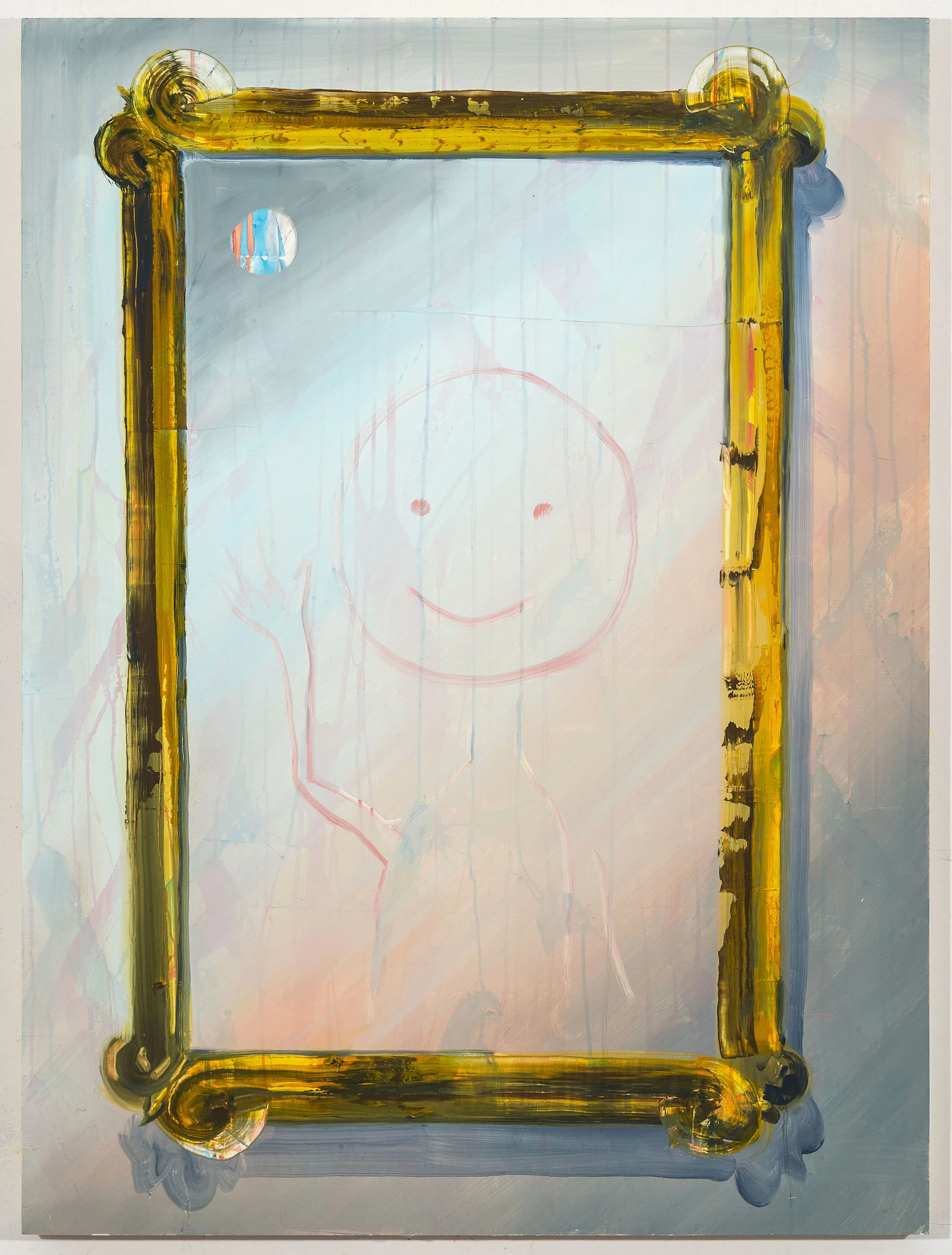 hi and bye, oil on panel, 40"x30", 2018