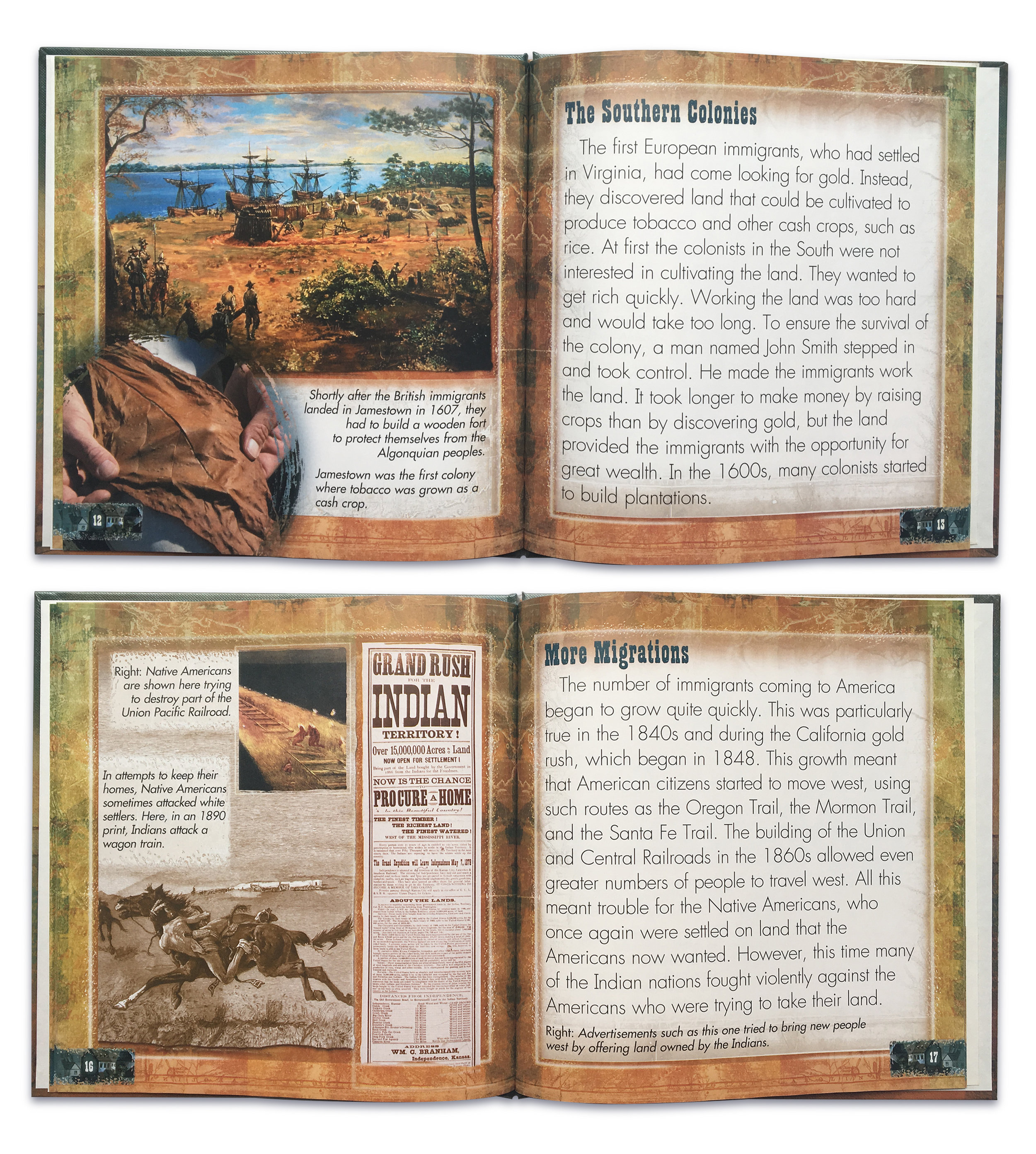I’ve designed books on United States history and worked with image archives to find the best historical documents and images.