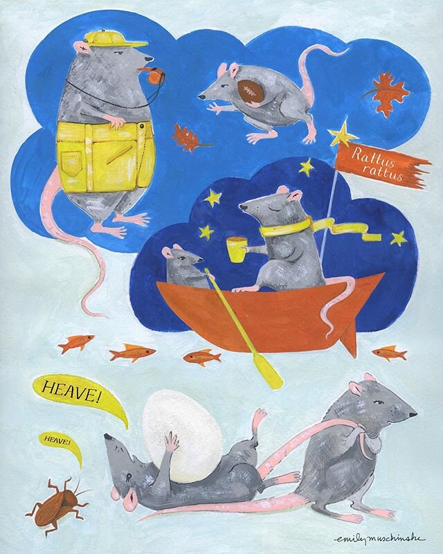Happy Year of the Rat! Here's a short story and illustration celebrating the furtive-n-furry scavenger.
Where there are humans, there are rats, and they&rsquo;re particularly happy living among us when we&rsquo;re in densely packed communities produc