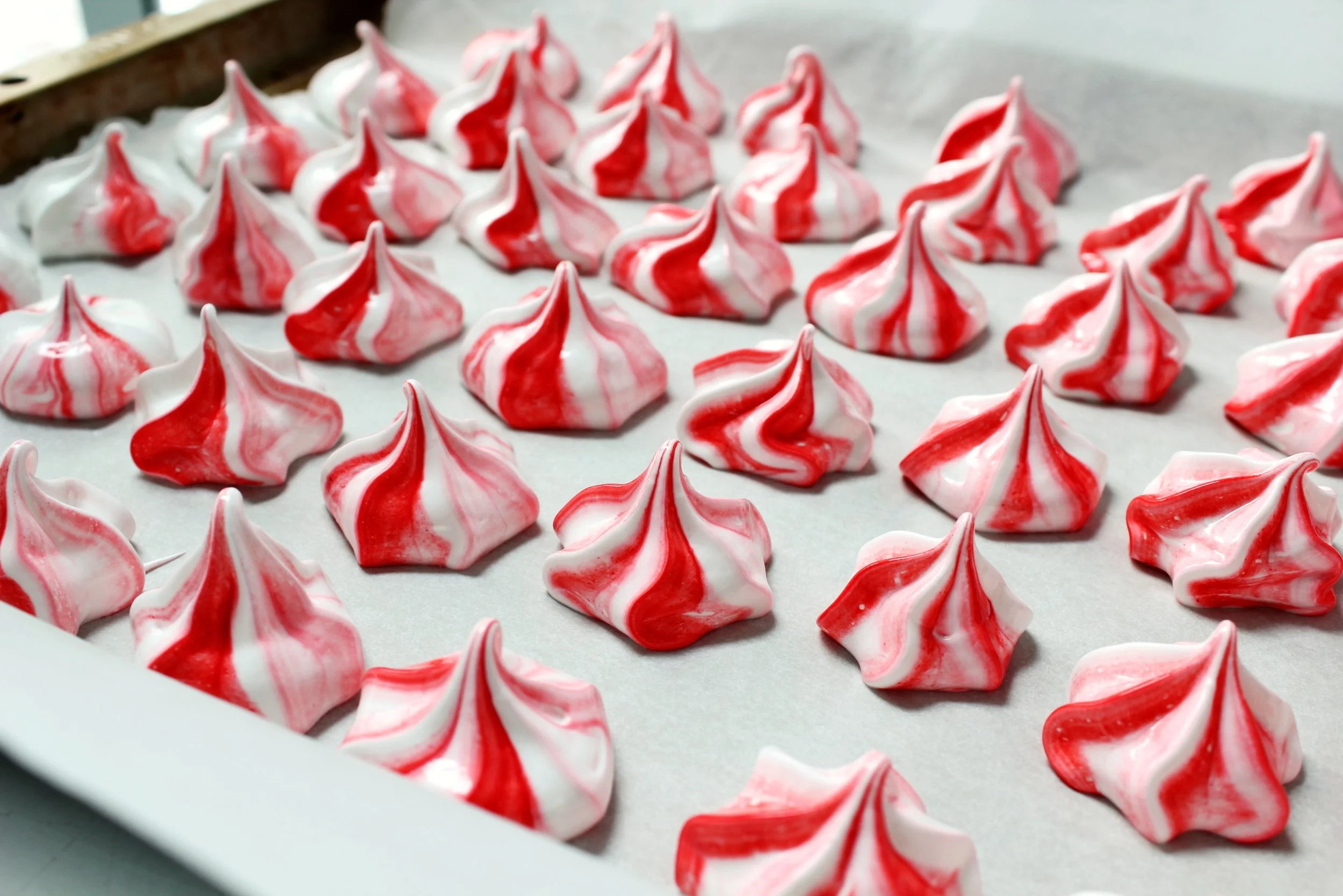 Pastry Affair Candy Striped Meringues