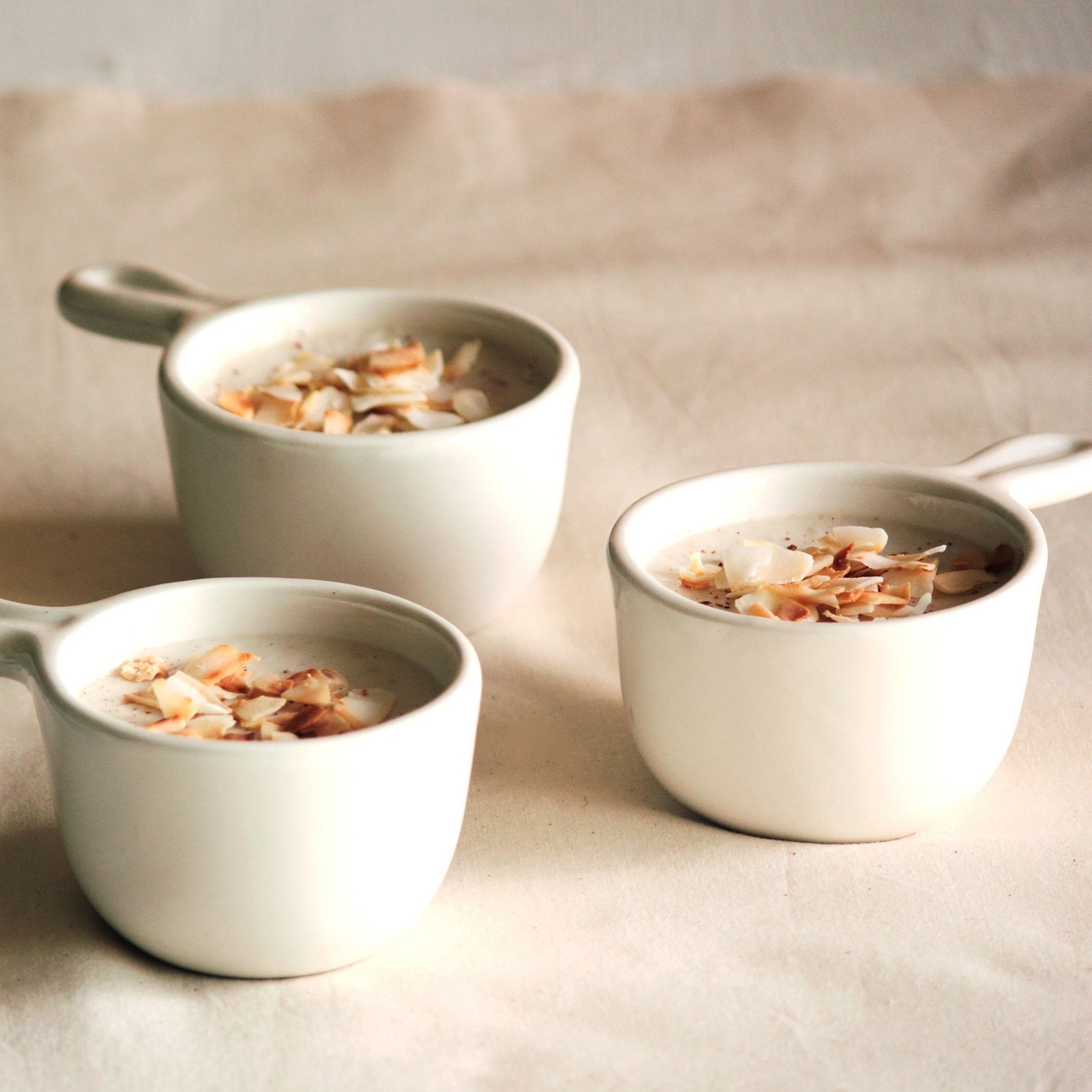 Coconut Nutmeg Pudding