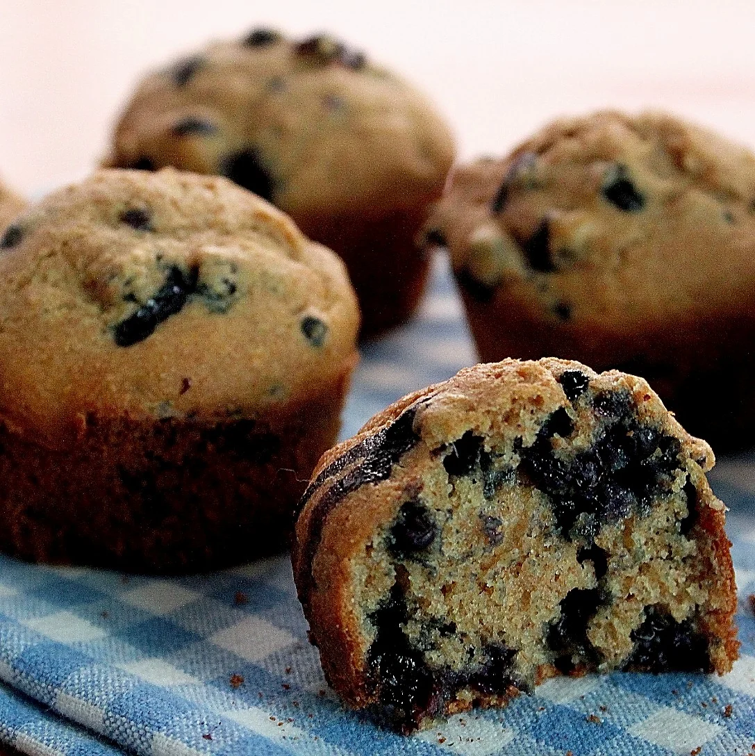 Whole Wheat Wild Blueberry Muffins