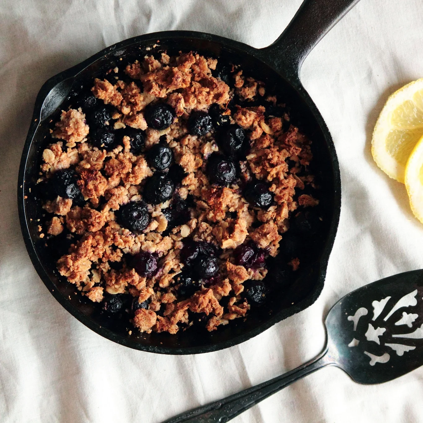 Blueberry Lemon Crumble