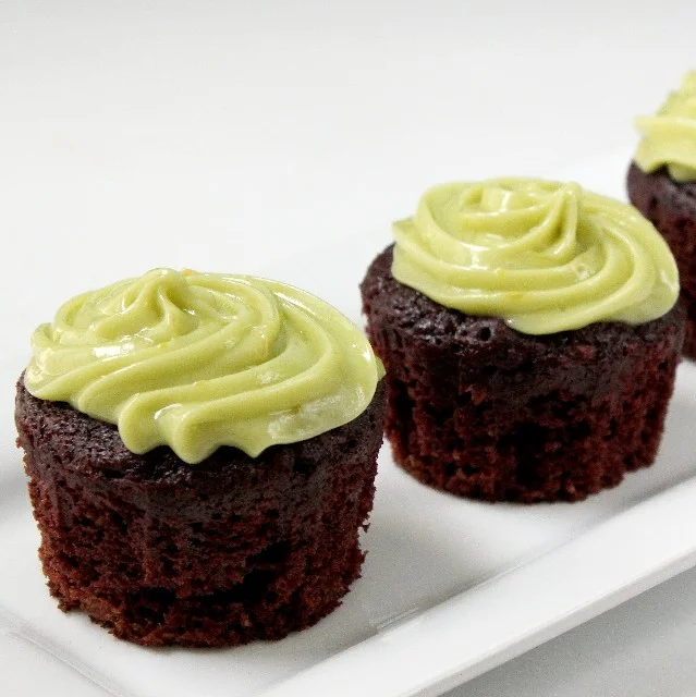 Chocolate Avocado Cupcakes with Avocado Buttercream Frosting