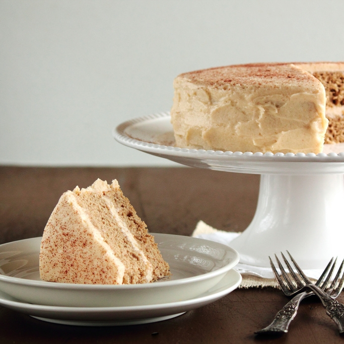 Cinnamon Sugar Cake with Brown Sugar Cinnamon Buttercream