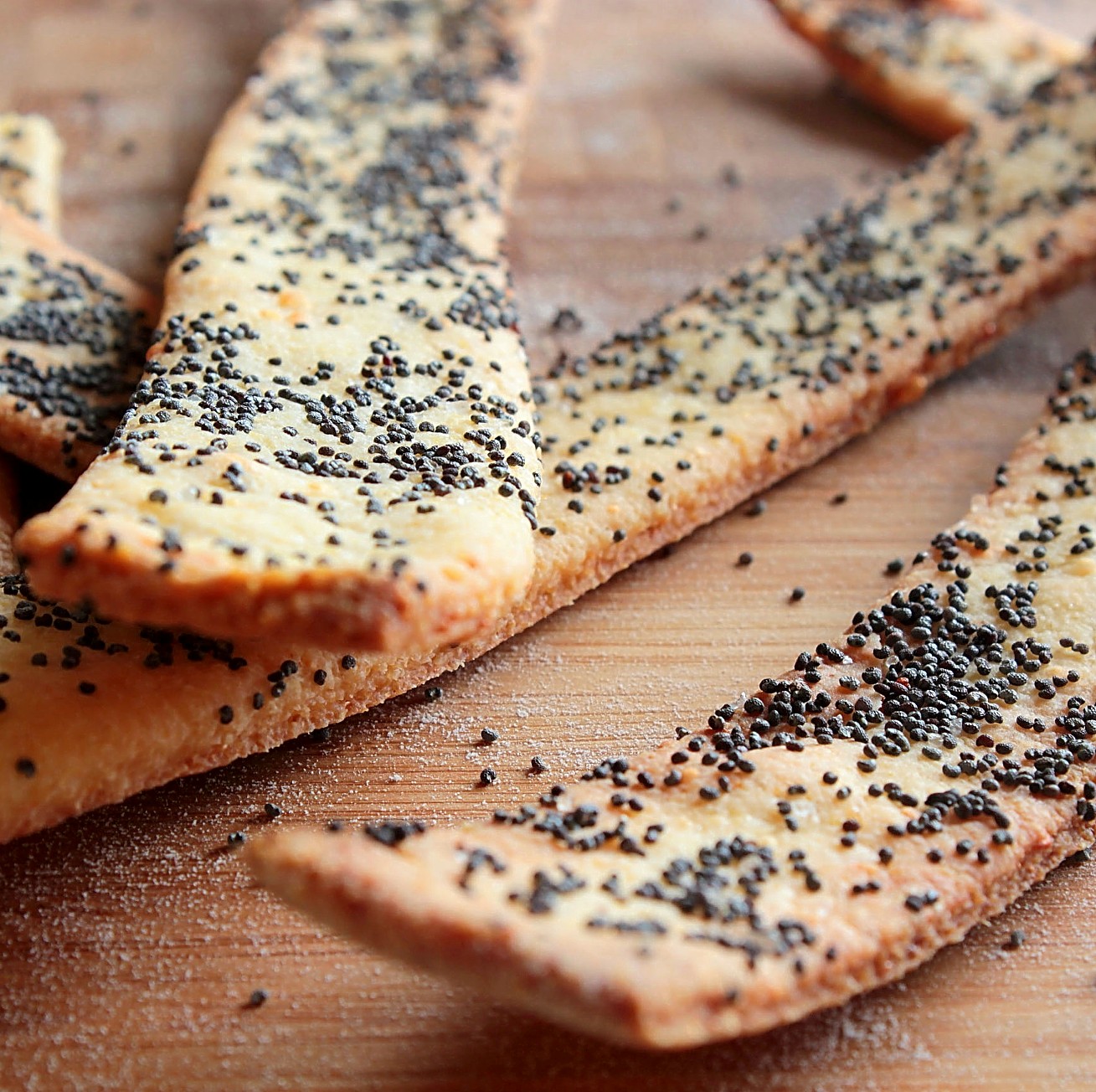 Cornmeal Parmesan Crackers