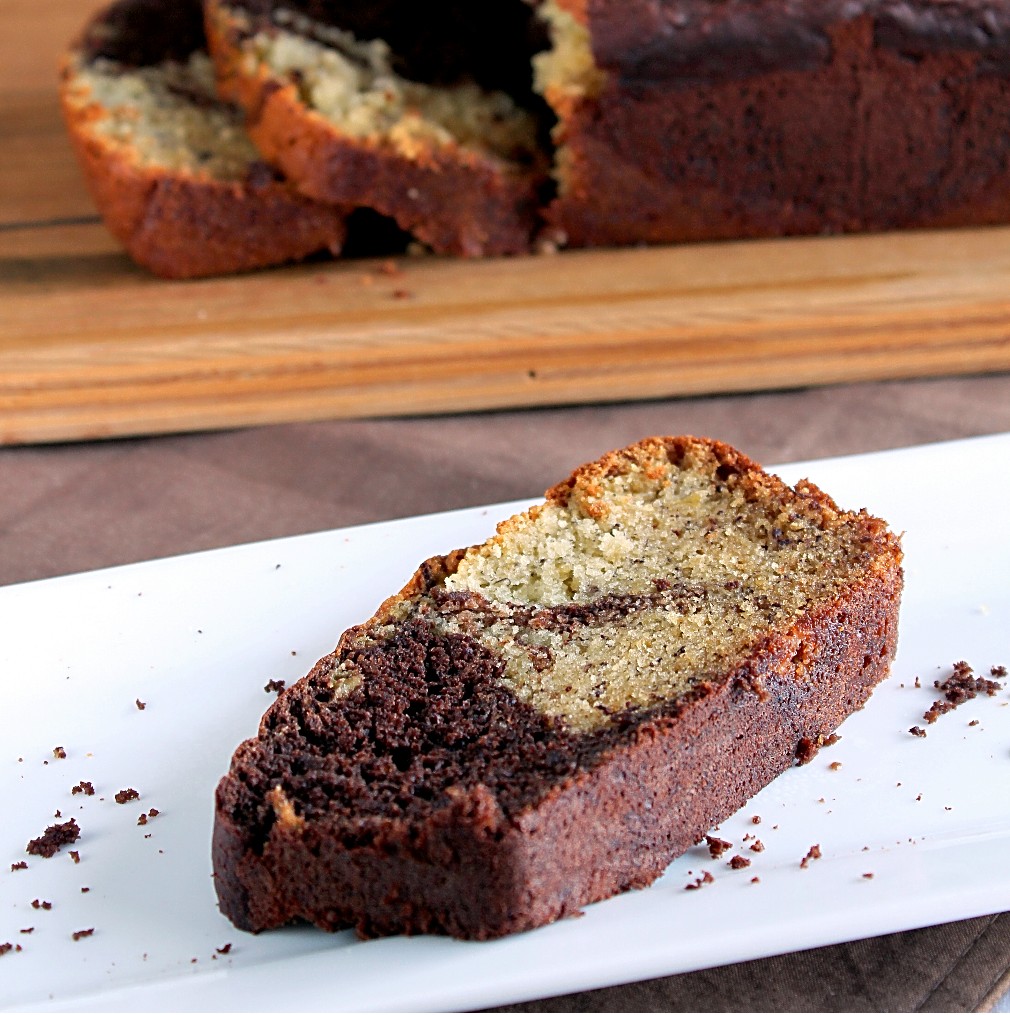 Chocolate Marbled Banana Bread