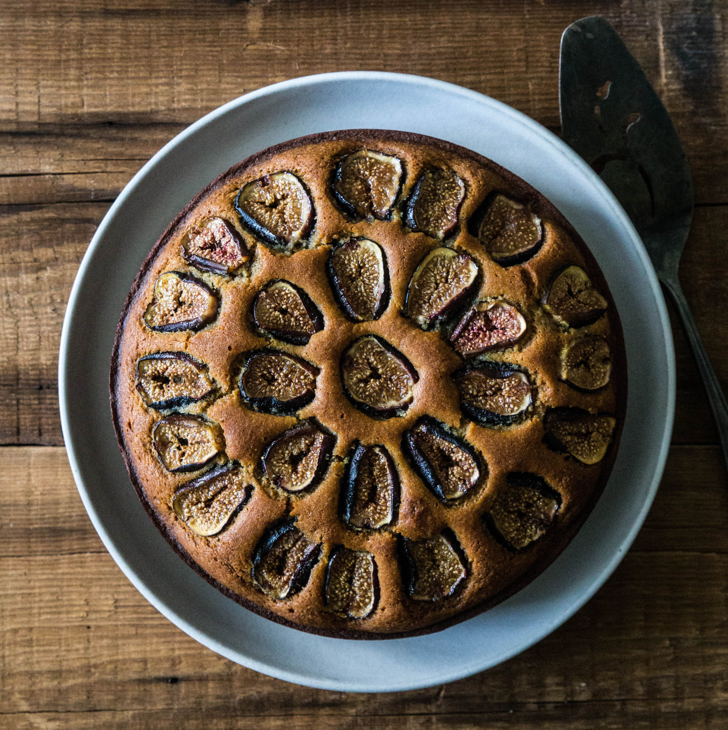 Roasted Fig & Almond Cake
