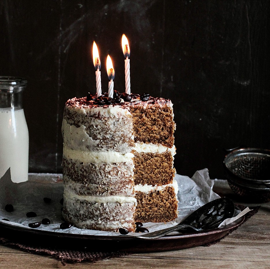 White Chocolate Espresso Cake