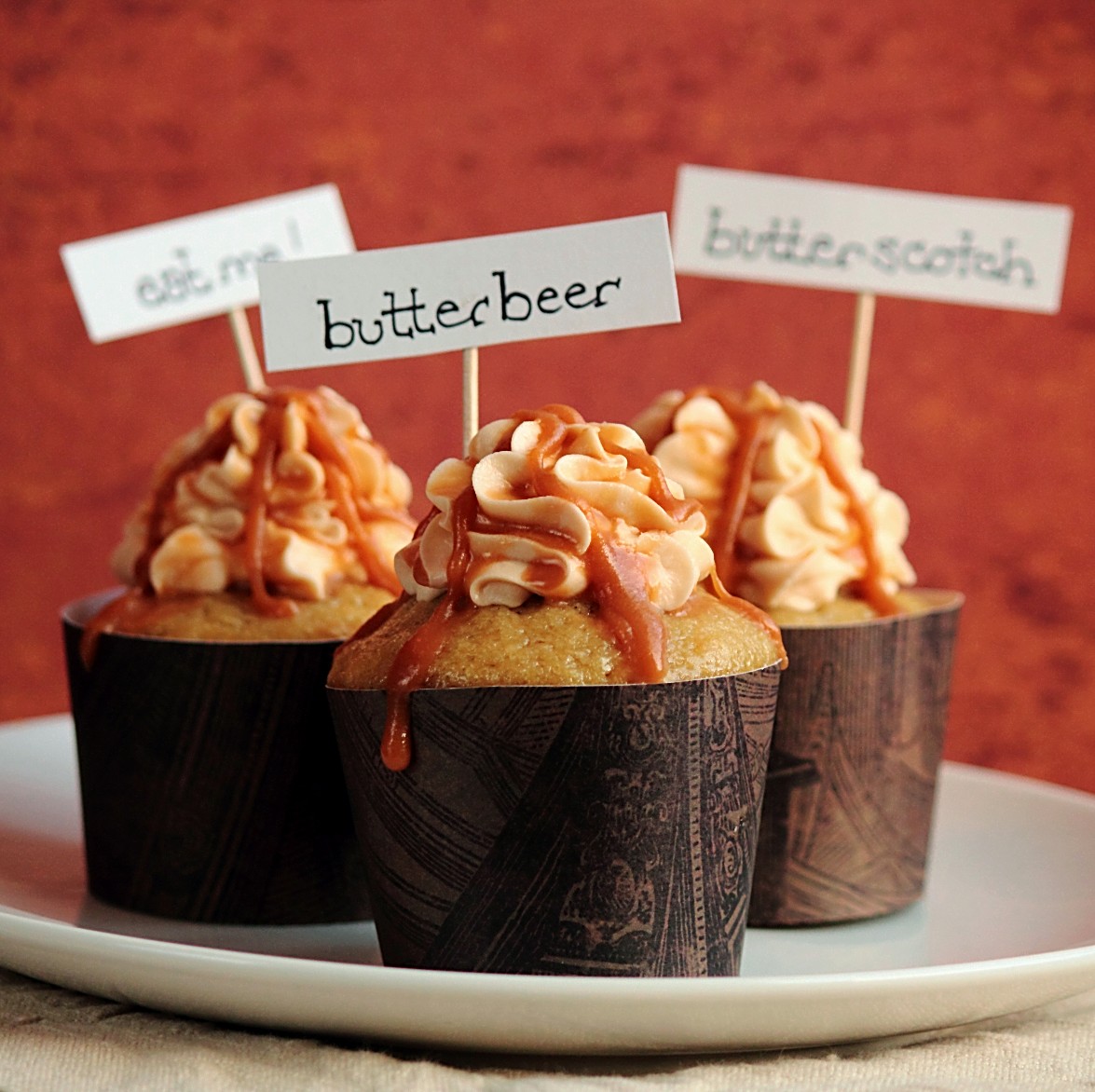 Butterbeer Cupcakes