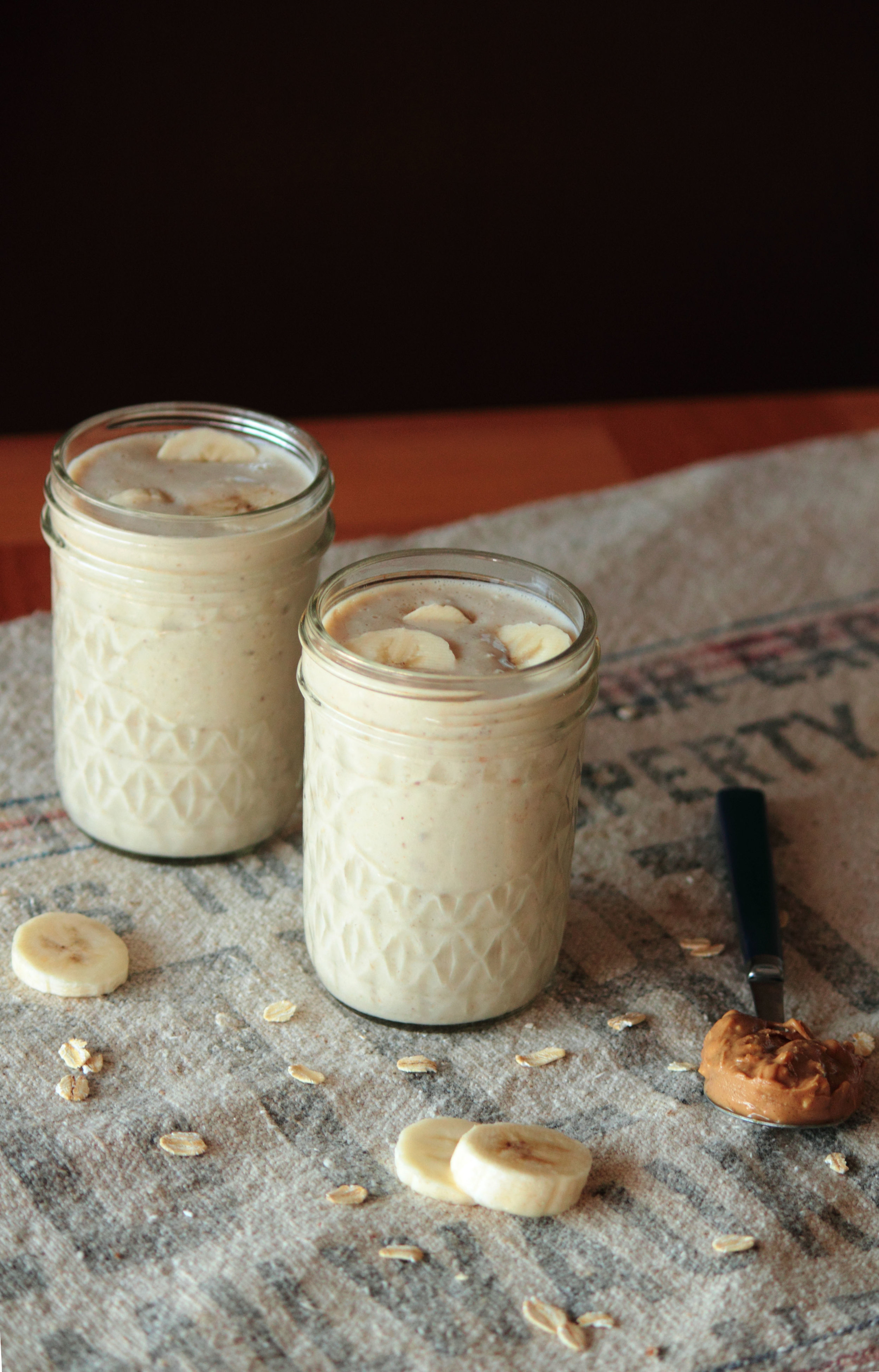 Banana Peanut Butter Protein Smoothie