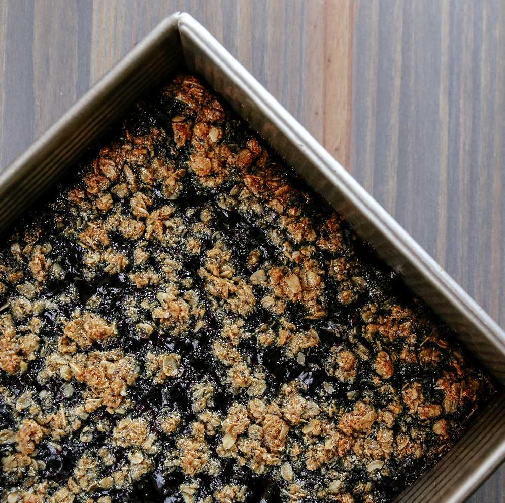 Blueberry Oat Bars