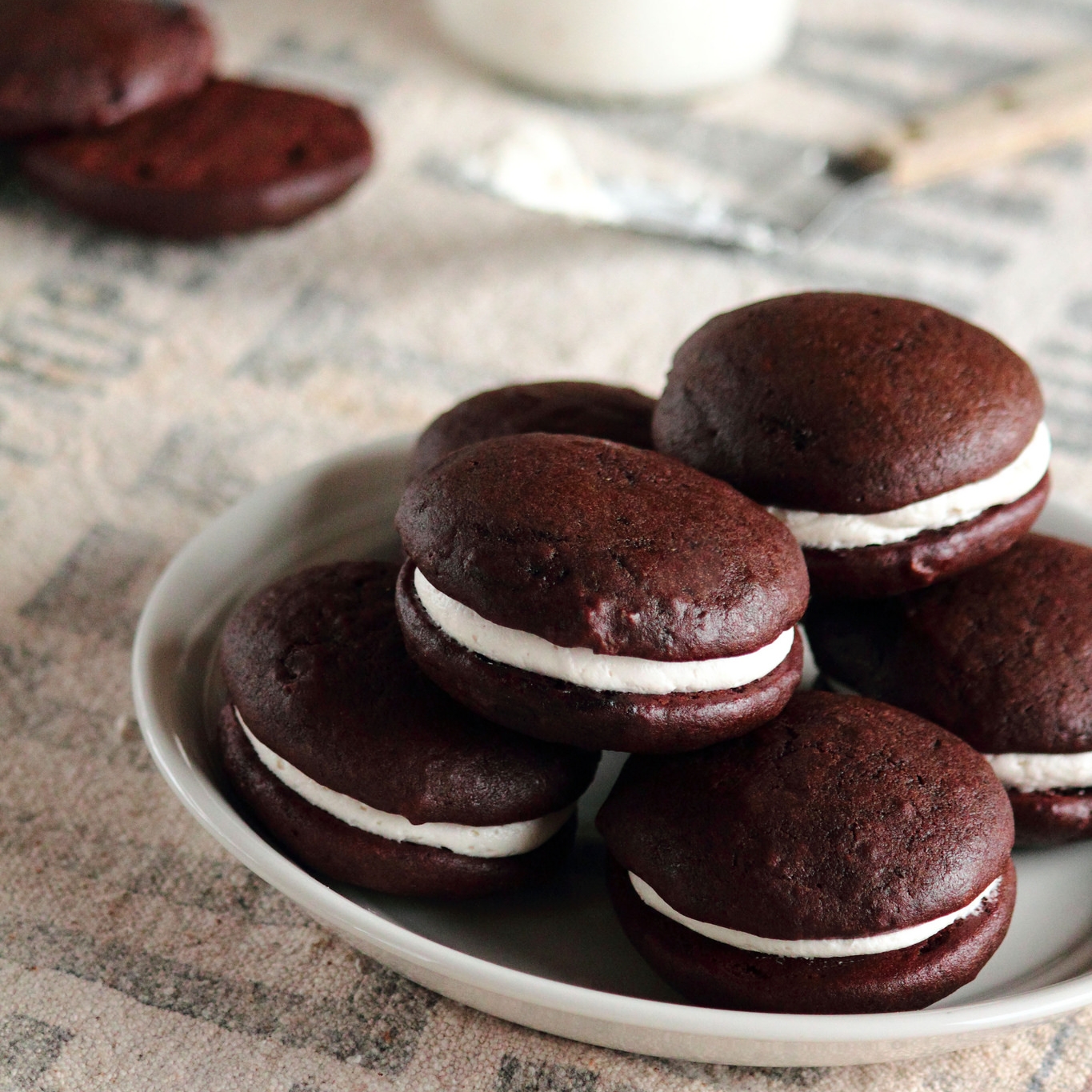 Chocolate Marshmallow Whoopie Pies