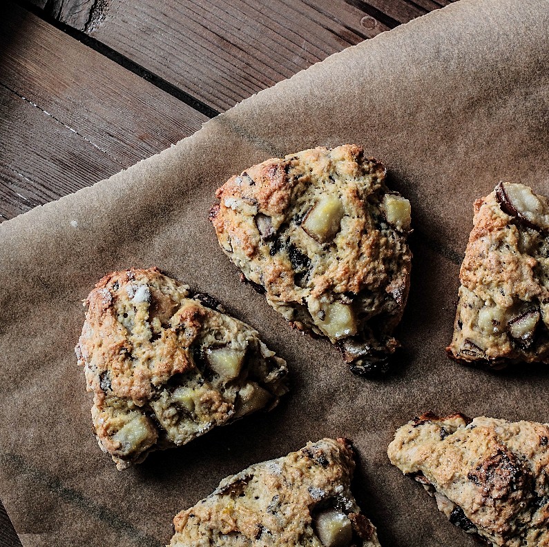 Pear Chocolate Scones