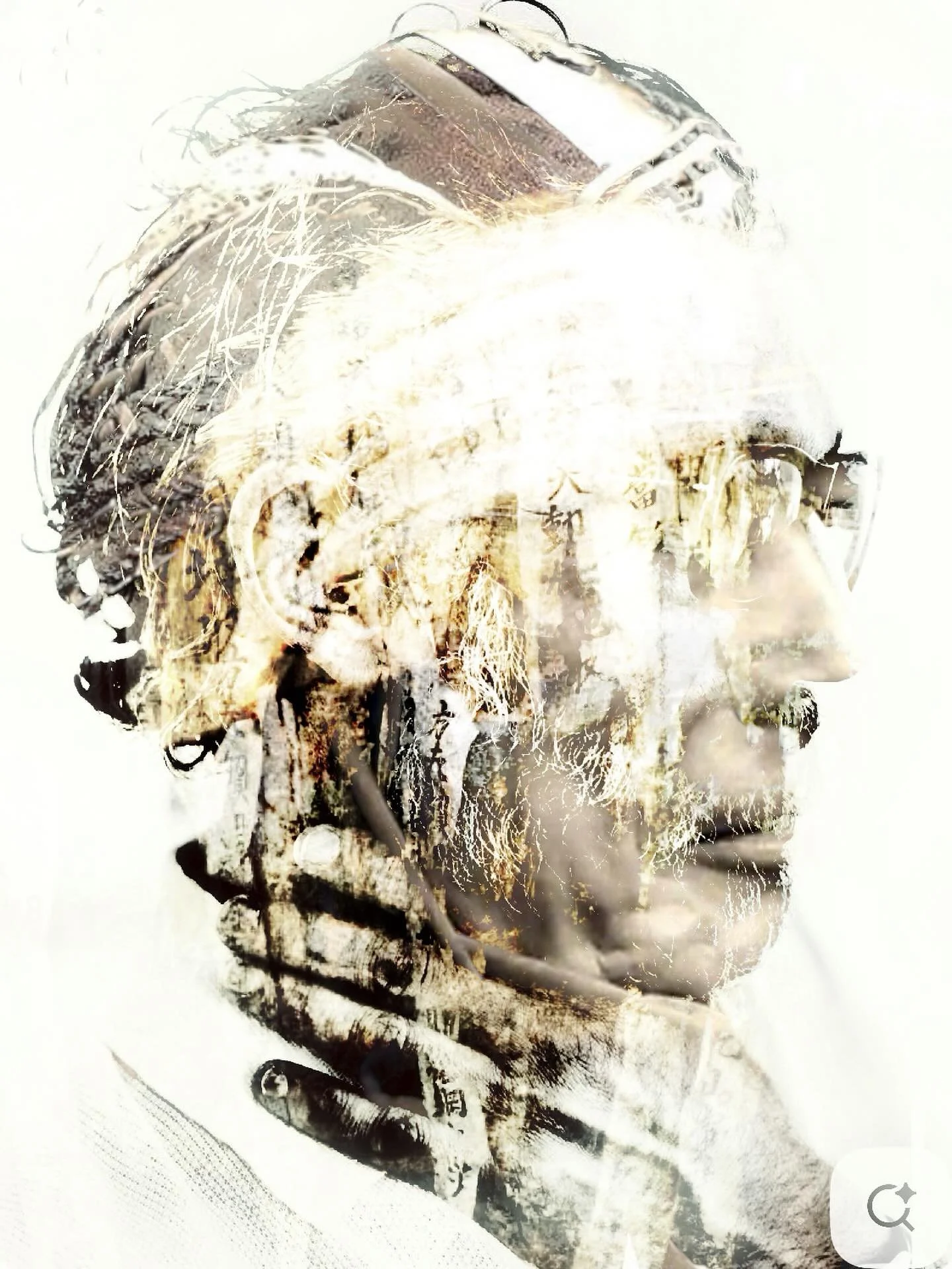 In the old stories, the ones who returned from the edge wore two faces &mdash; the one they arrived with, and the one made in the fire.

#otherwiseinvisible #mythicportrait #archetypal #mythopoetic #darkportraiture #cinematicportrait #wabisabiart #sh