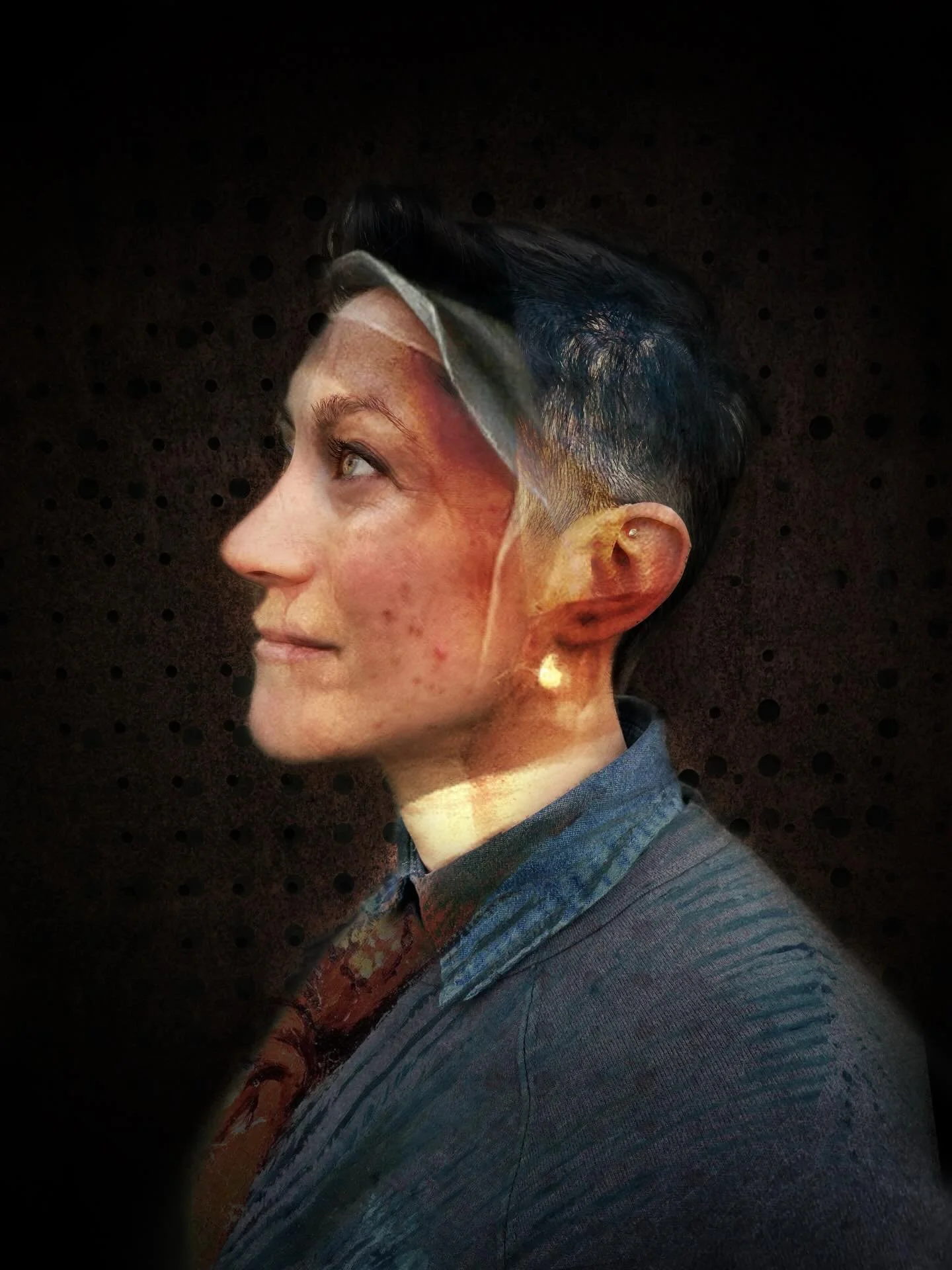 Portrait shot and composed by hand on an iPhone. No Ai.