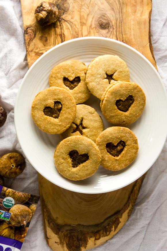 Grain-Free Fig & Almond Linzer Cookies — Foraged Dish